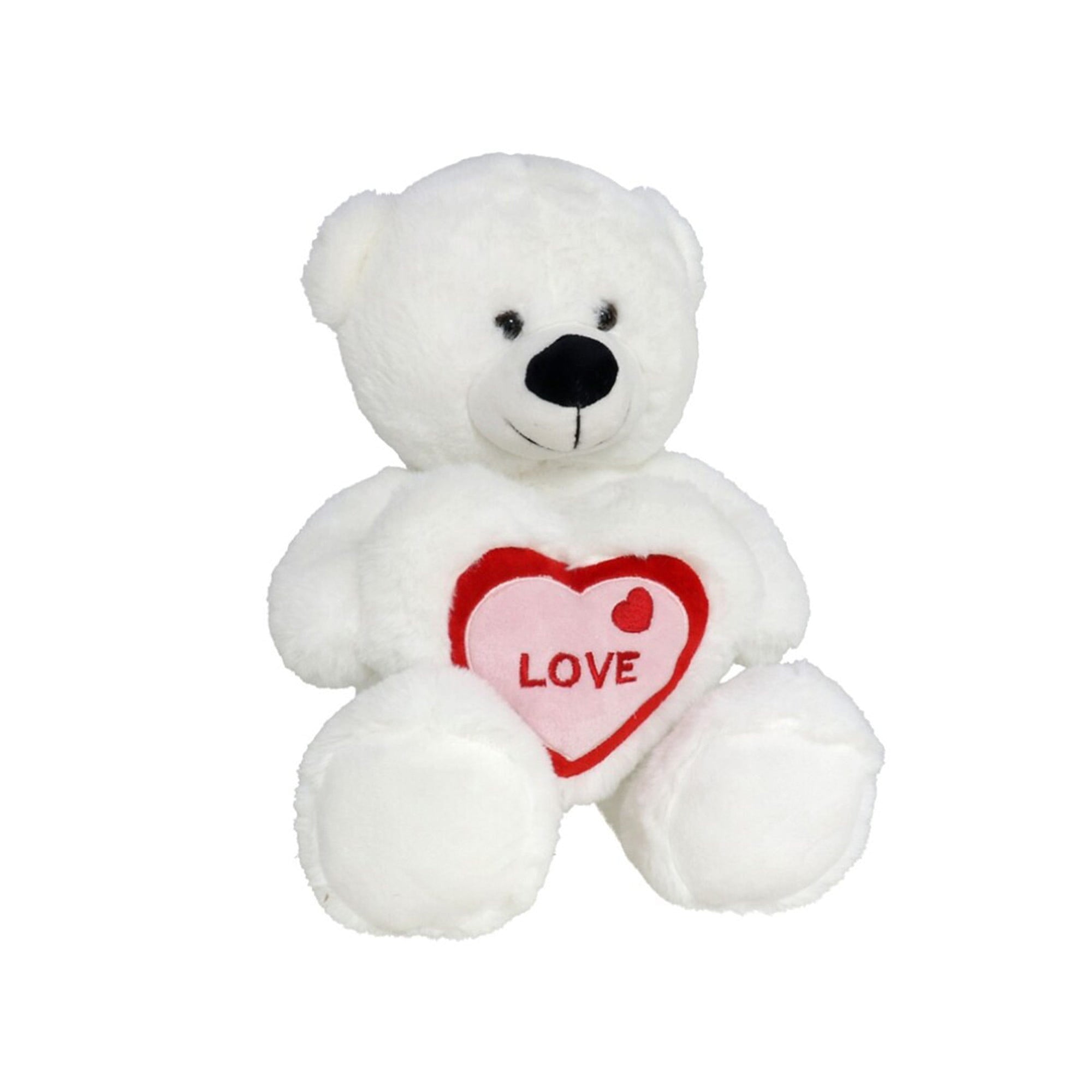 Gerimport knuffelbeer Love - pluche - 30 cm - hartje - Valentijn