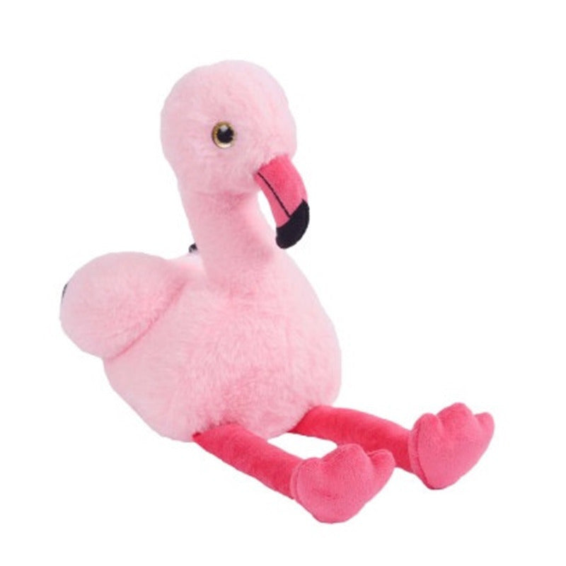 Flamingo Chicka knuffeldier - pluche - roze - 25 cm
