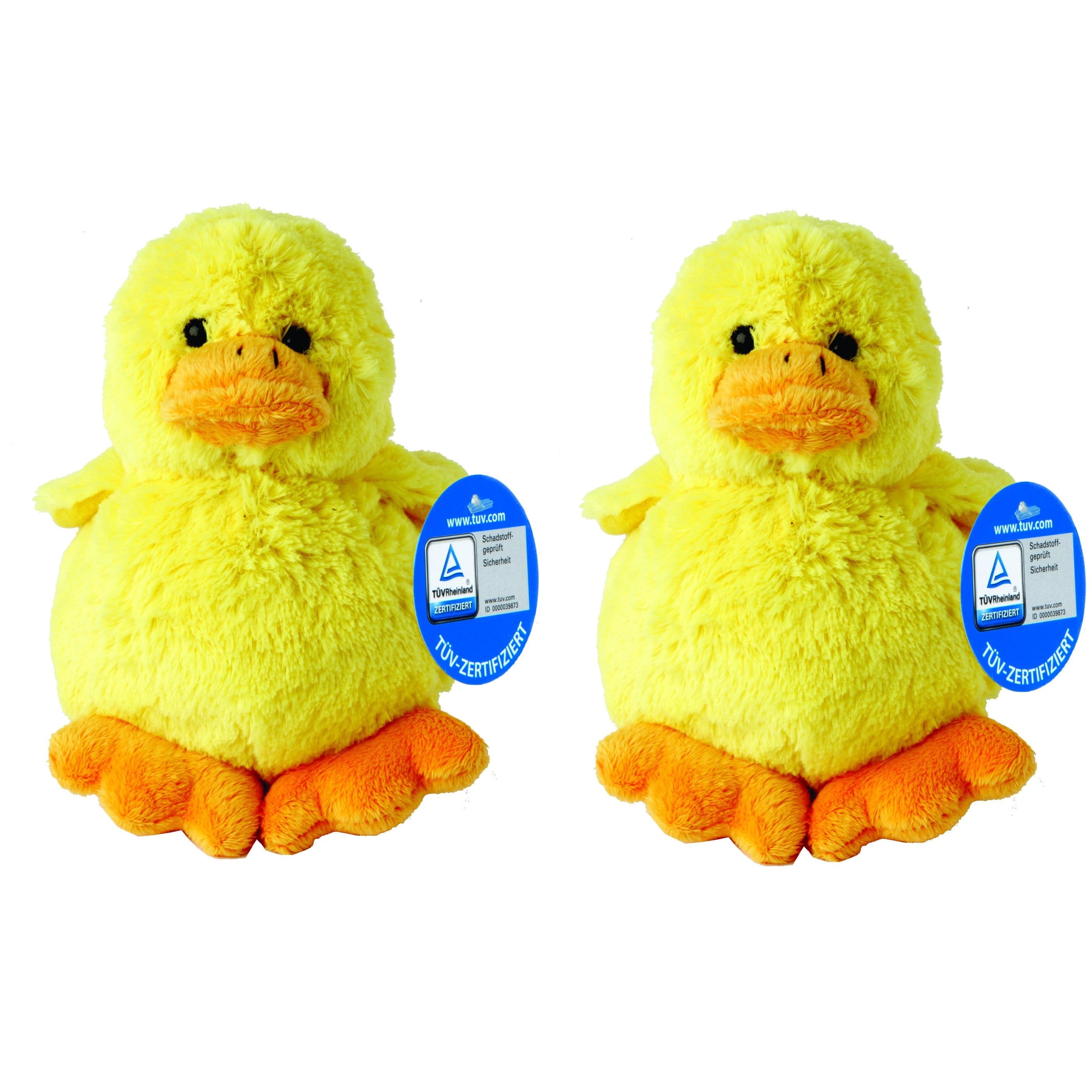 MBW pluche kuiken - geel - 11 cm - paasknuffel - pluche