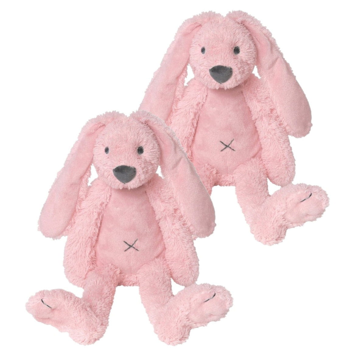 Happy Horse Richie knuffel konijn - pluche - roze - 28 cm