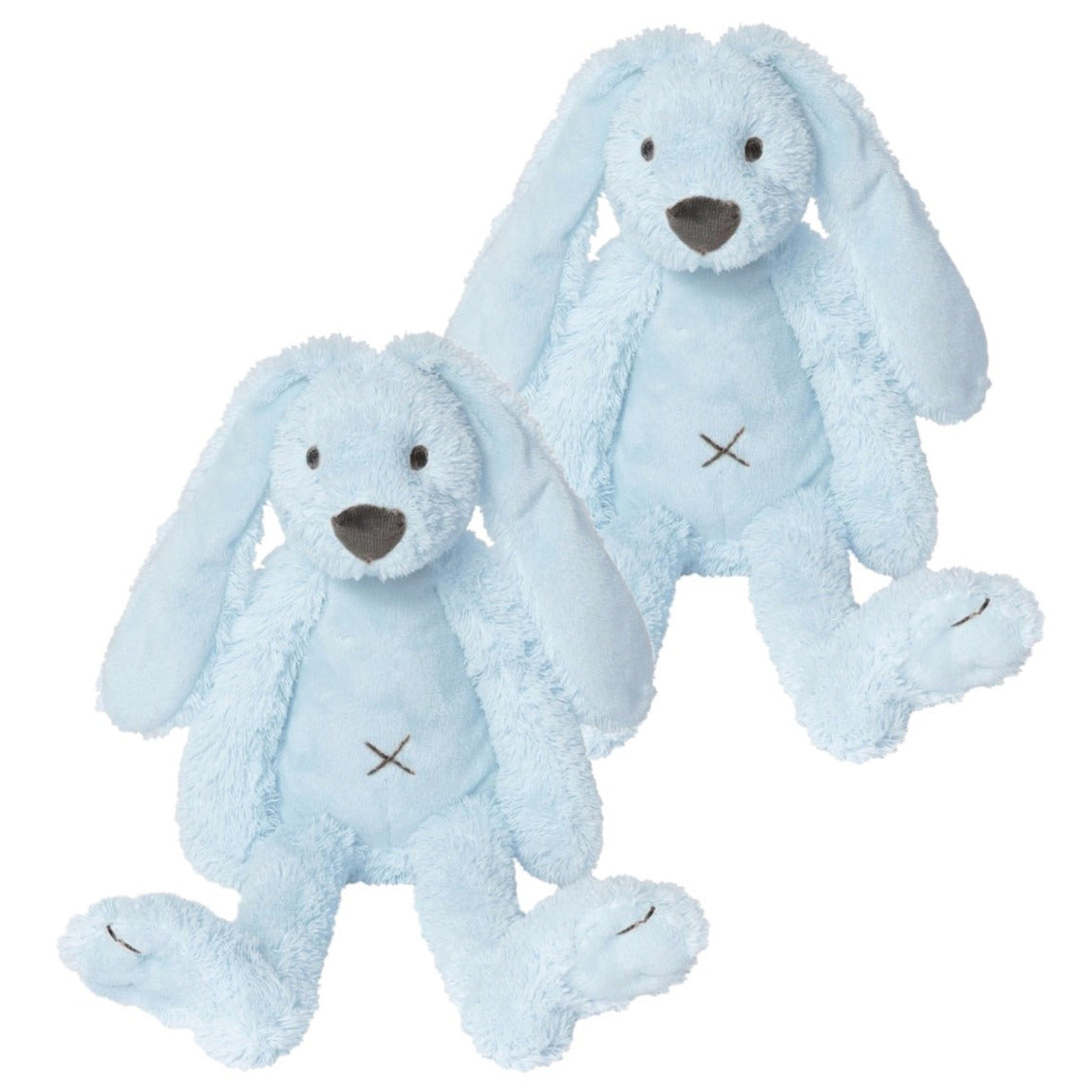 Happy Horse Richie knuffel konijn - blauw - 28 cm