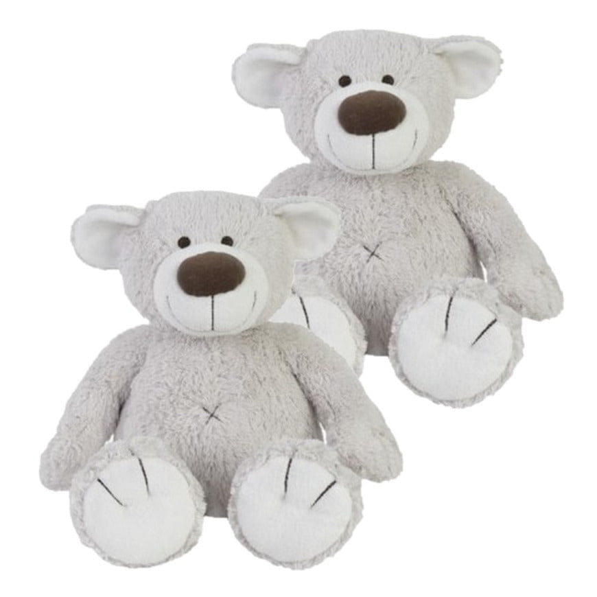 Happy Horse Baggio beer knuffel - pluche - 22 cm - grijs