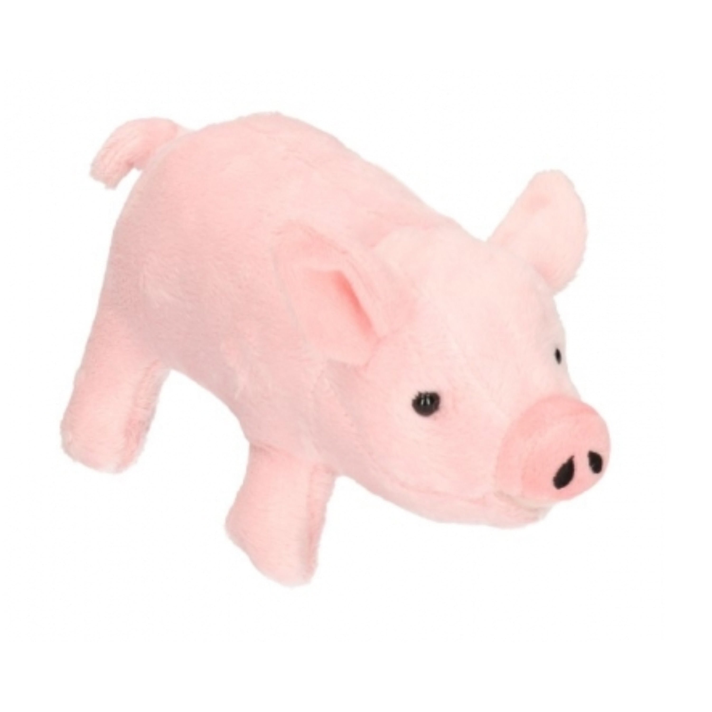 Cornelissen biggetje knuffel - 20.5 cm - roze - pluche