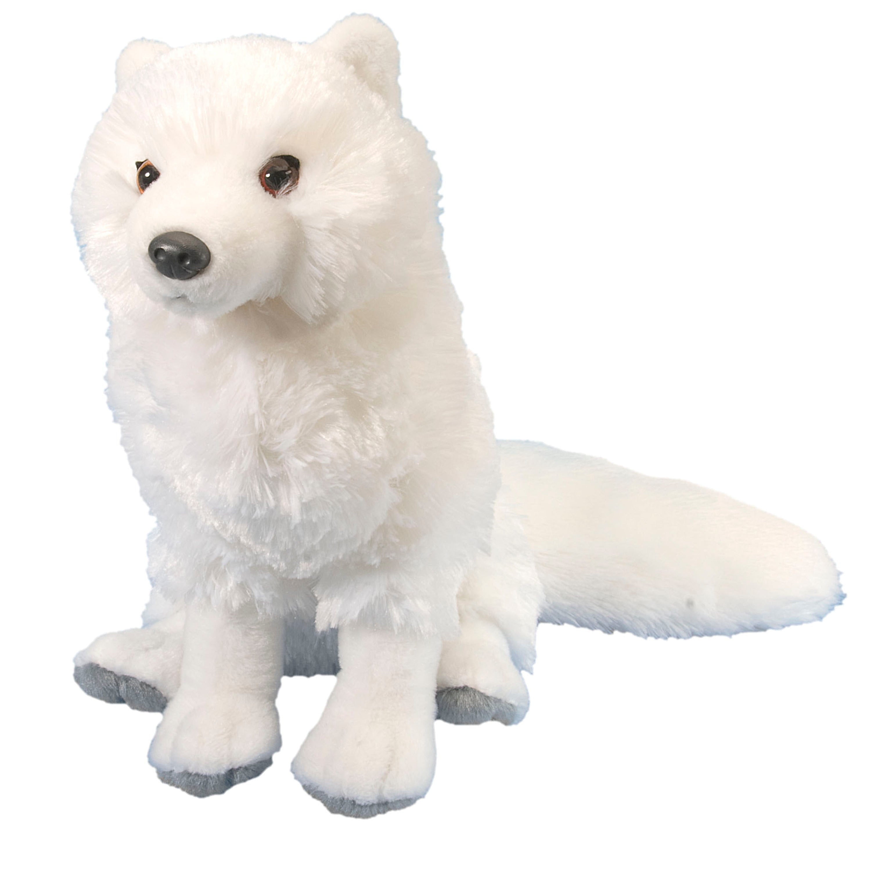 Wild Republic poolvos knuffel - wit - pluche - 30 cm