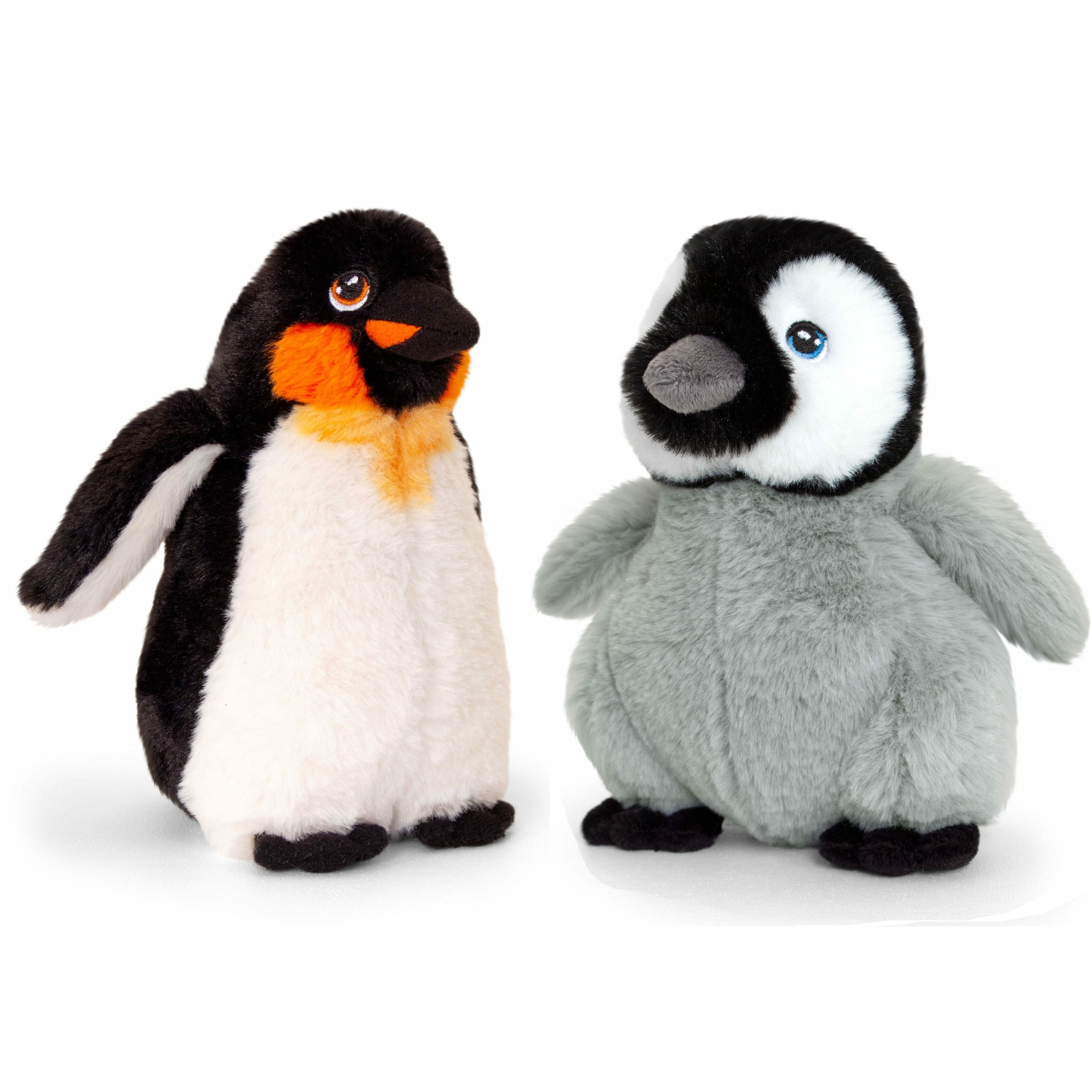 Keel Toys keizer pinguin knuffel met jong - pluche - 25 cm
