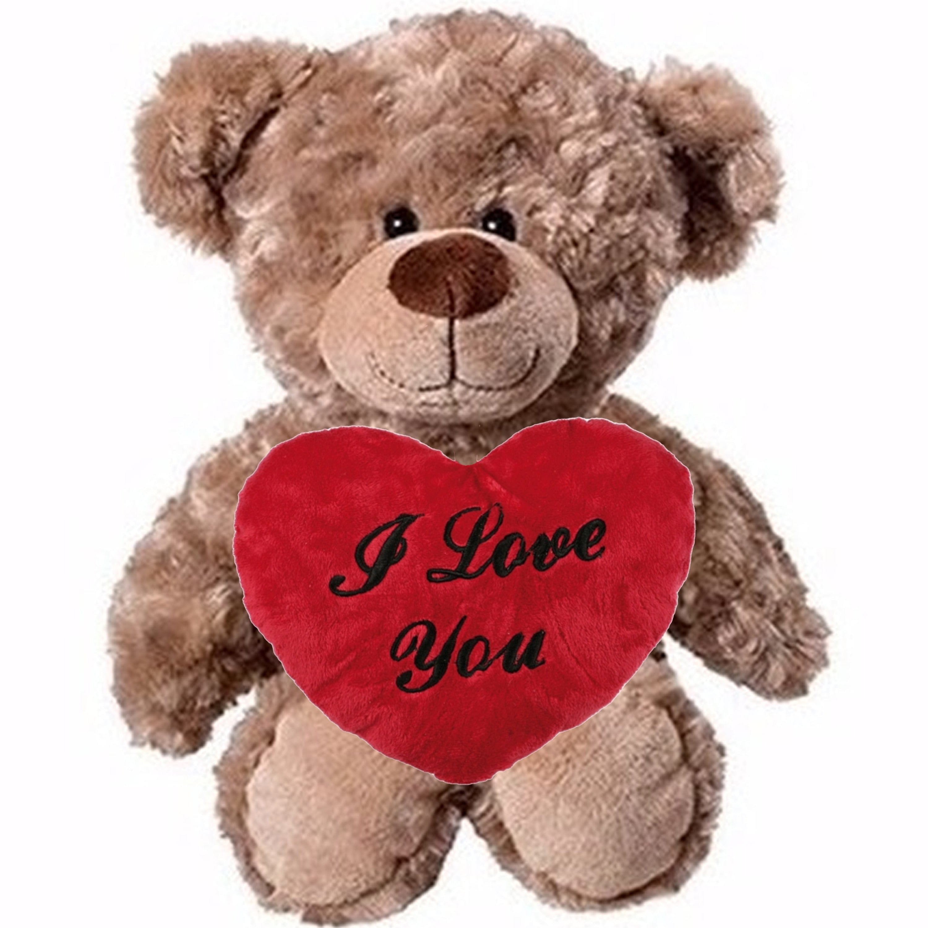 Valentijn Love cadeau set - knuffelbeer - pluche - 35 cm