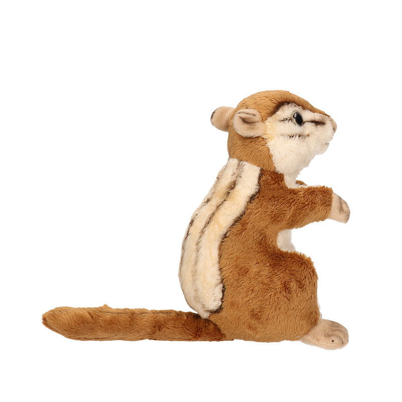 Carldick eekhoorn knuffel - pluche - 17 cm - zacht speelgoed