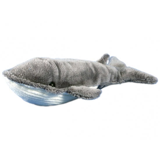 Pluche blauwe vinvis knuffel - 23 cm - dierenknuffel