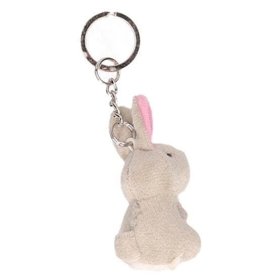 Konijn knuffel bruin wit - pluche - 20 cm - dierenknuffel