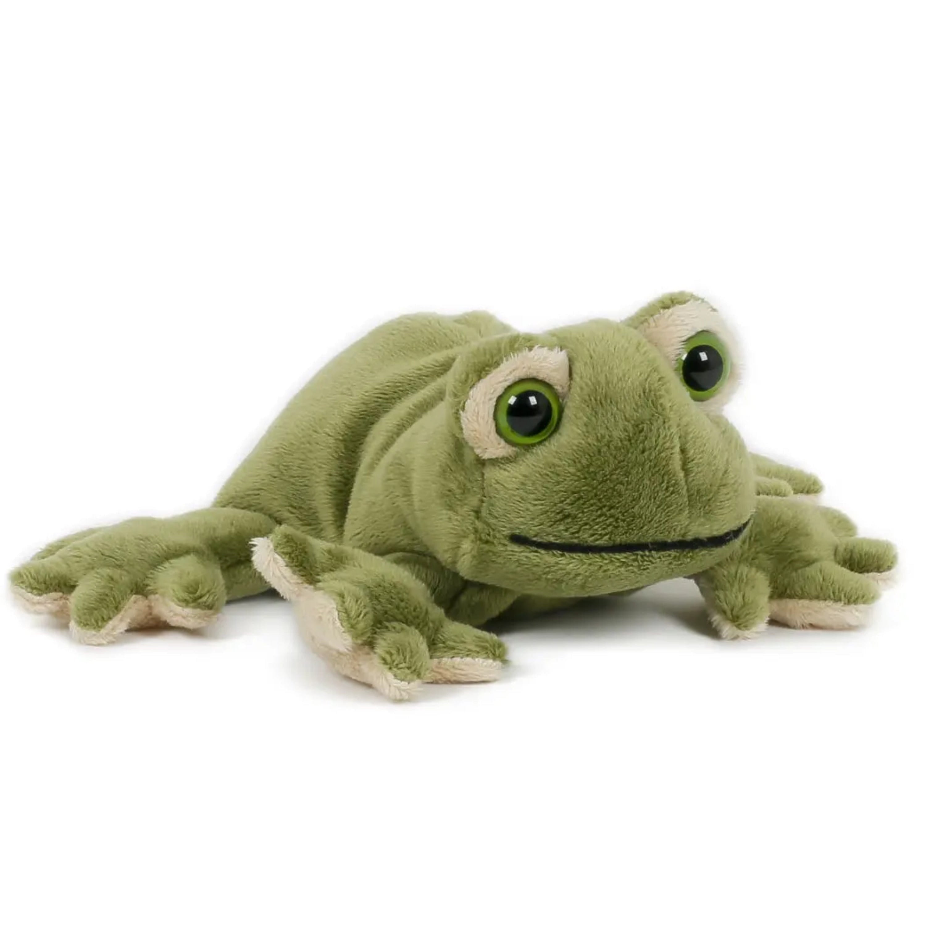 Pluche kikker knuffel - 13 cm - zachte knuffel - cadeau