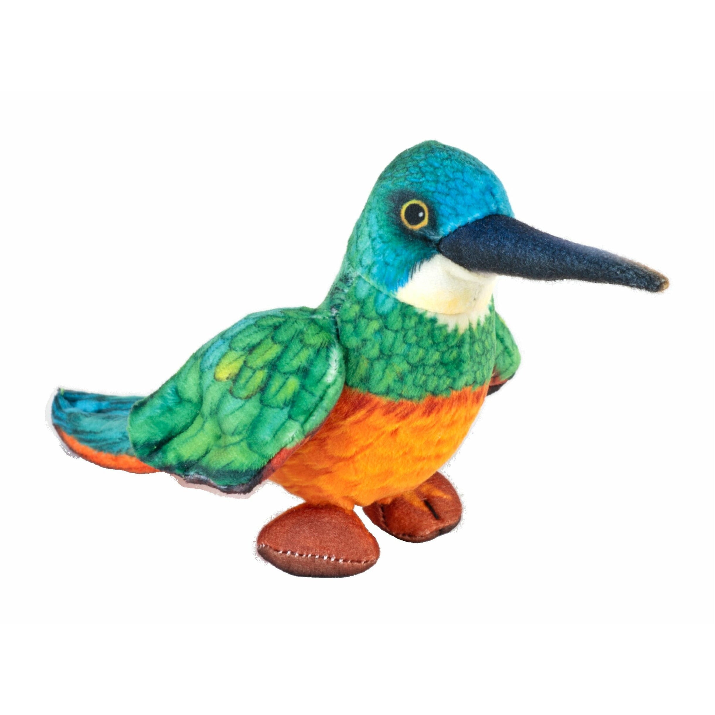 Wild Republic glansvogel knuffel - pluche - 12 cm - vogels - dierenknuffels