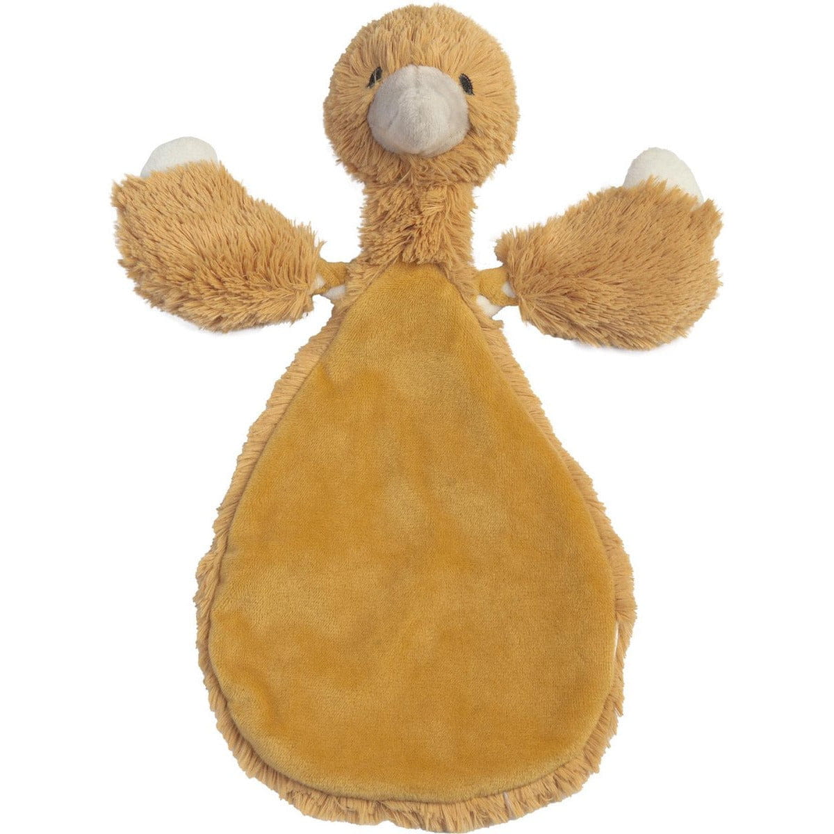 Happy Horse Eendje Twine - knuffeldoekje - okergeel - 20 cm - kraamcadeau