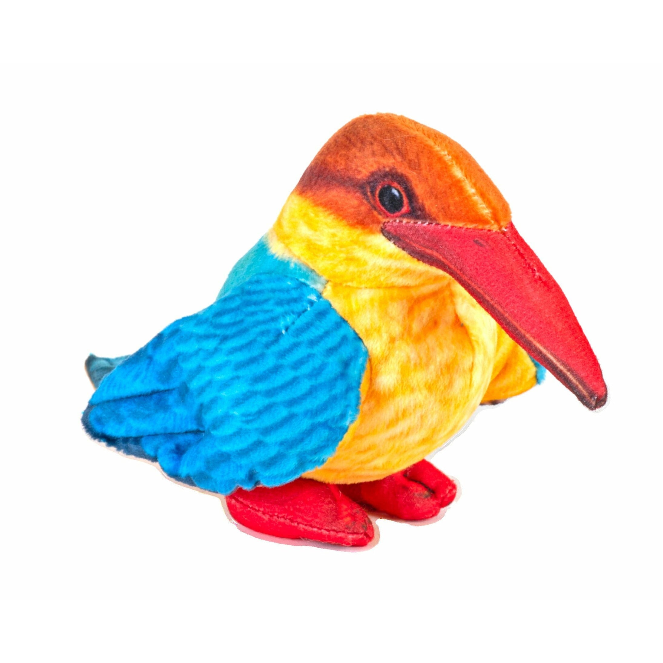 Wild Republic ijsvogel knuffel - pluche - 12 cm - vogelknuffel