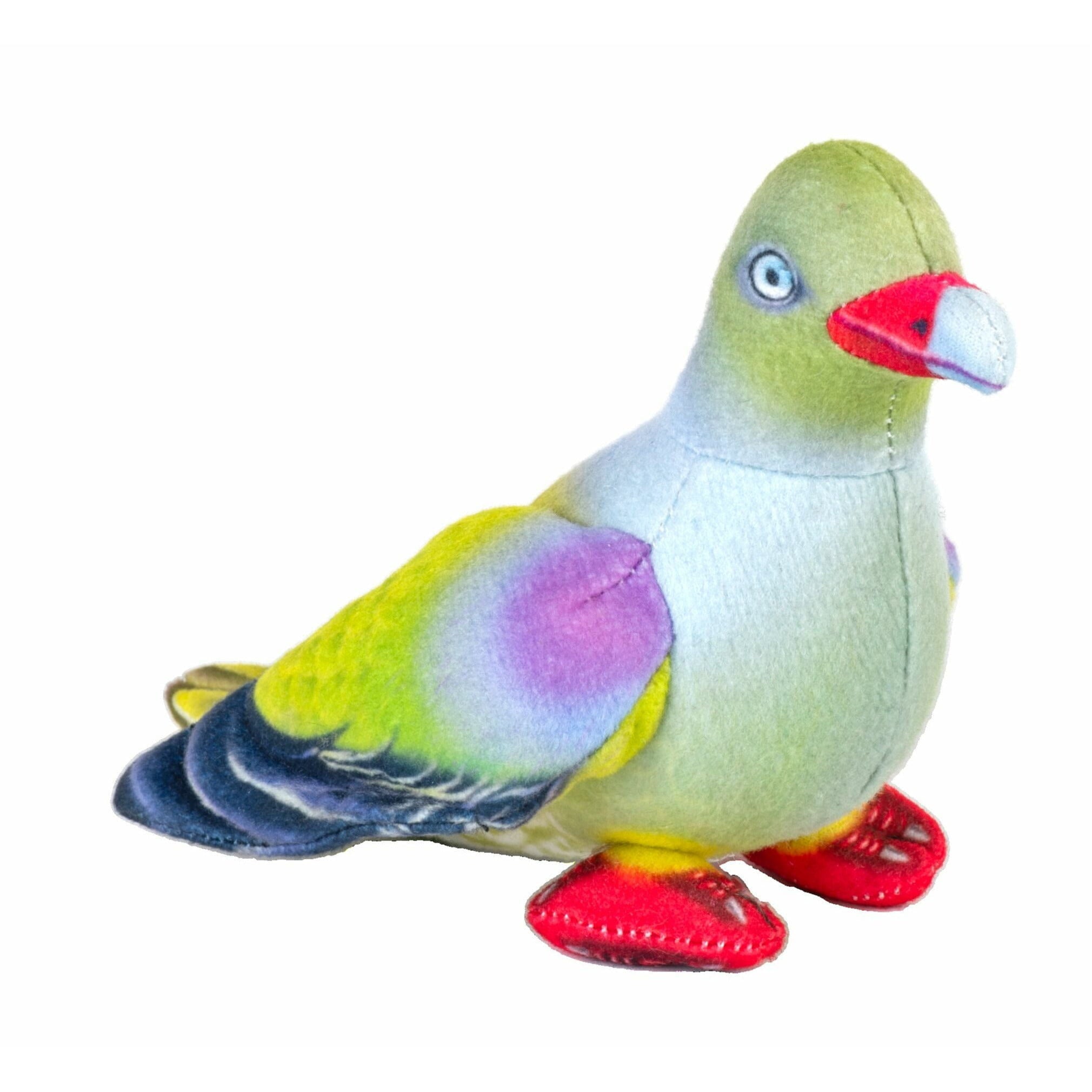Wild Republic duif knuffel - pluche - 12 cm - vogelknuffel