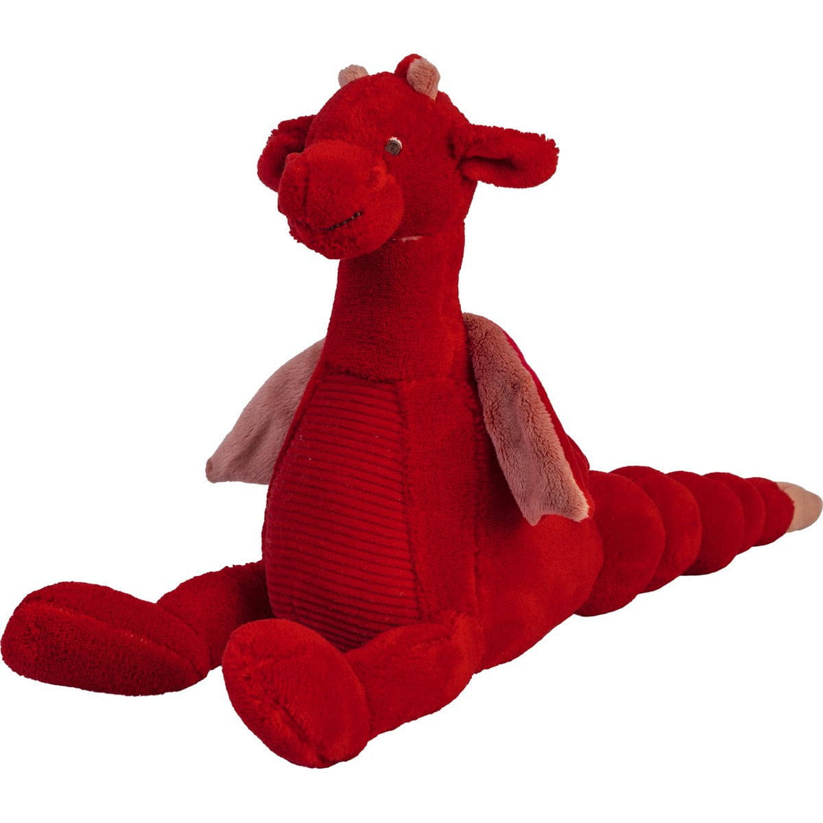 Happy Horse Draak Tine knuffel - rood - 24 cm - pluche - babyknuffel - kraamcadeau
