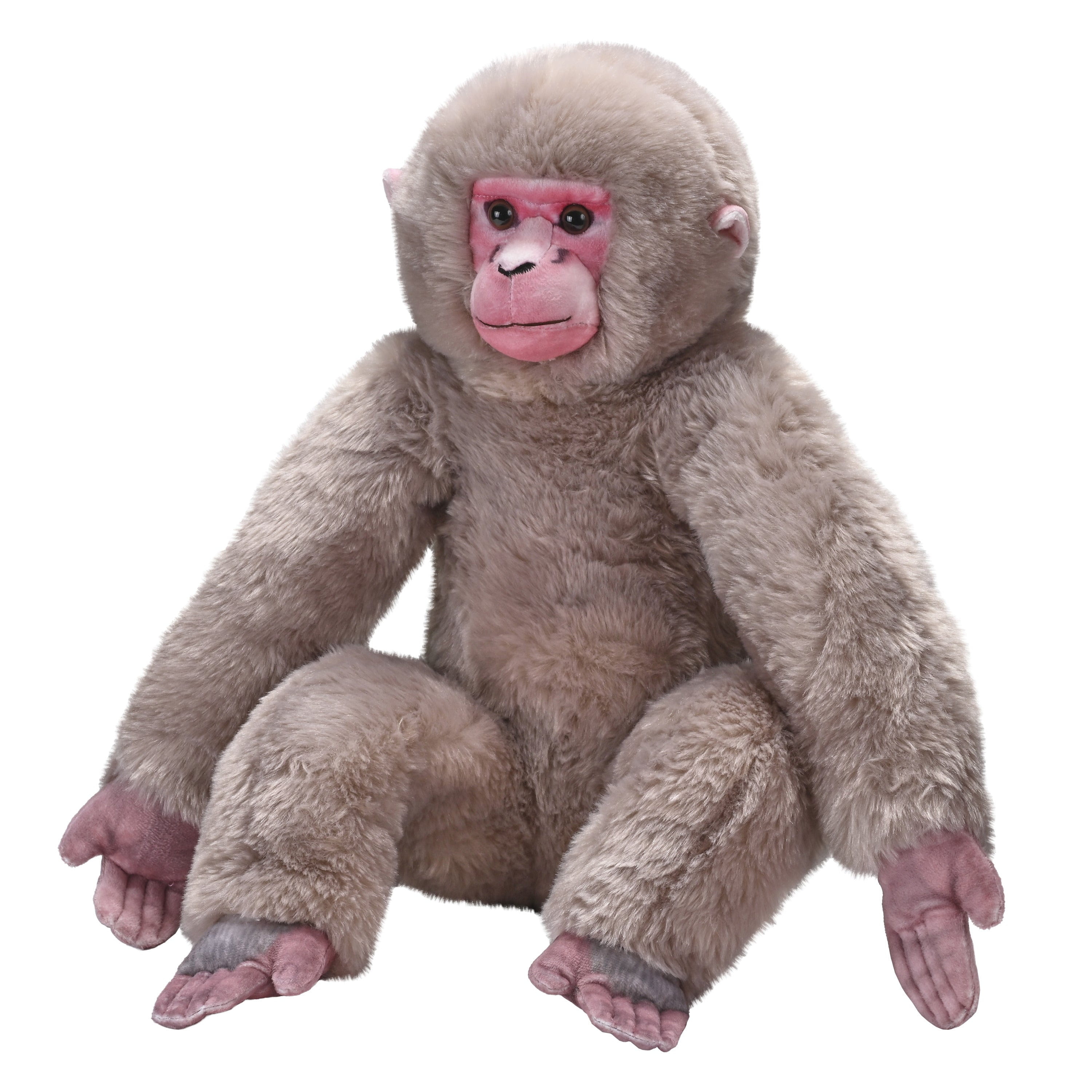 Wild Republic Japanse makaak knuffel - pluche - 40 cm - aap