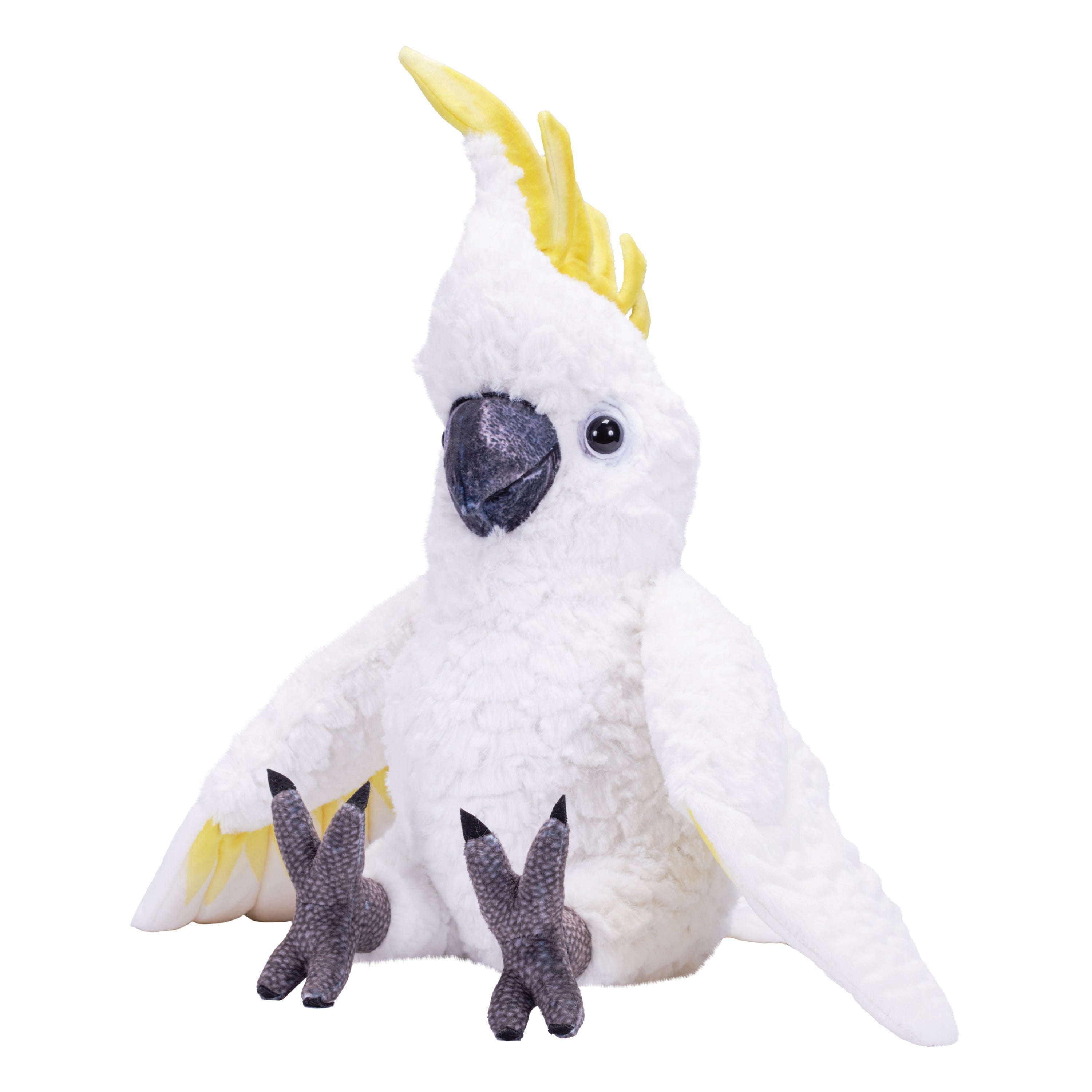 Wild Republic kaketoe knuffel - pluche - wit - 30 cm