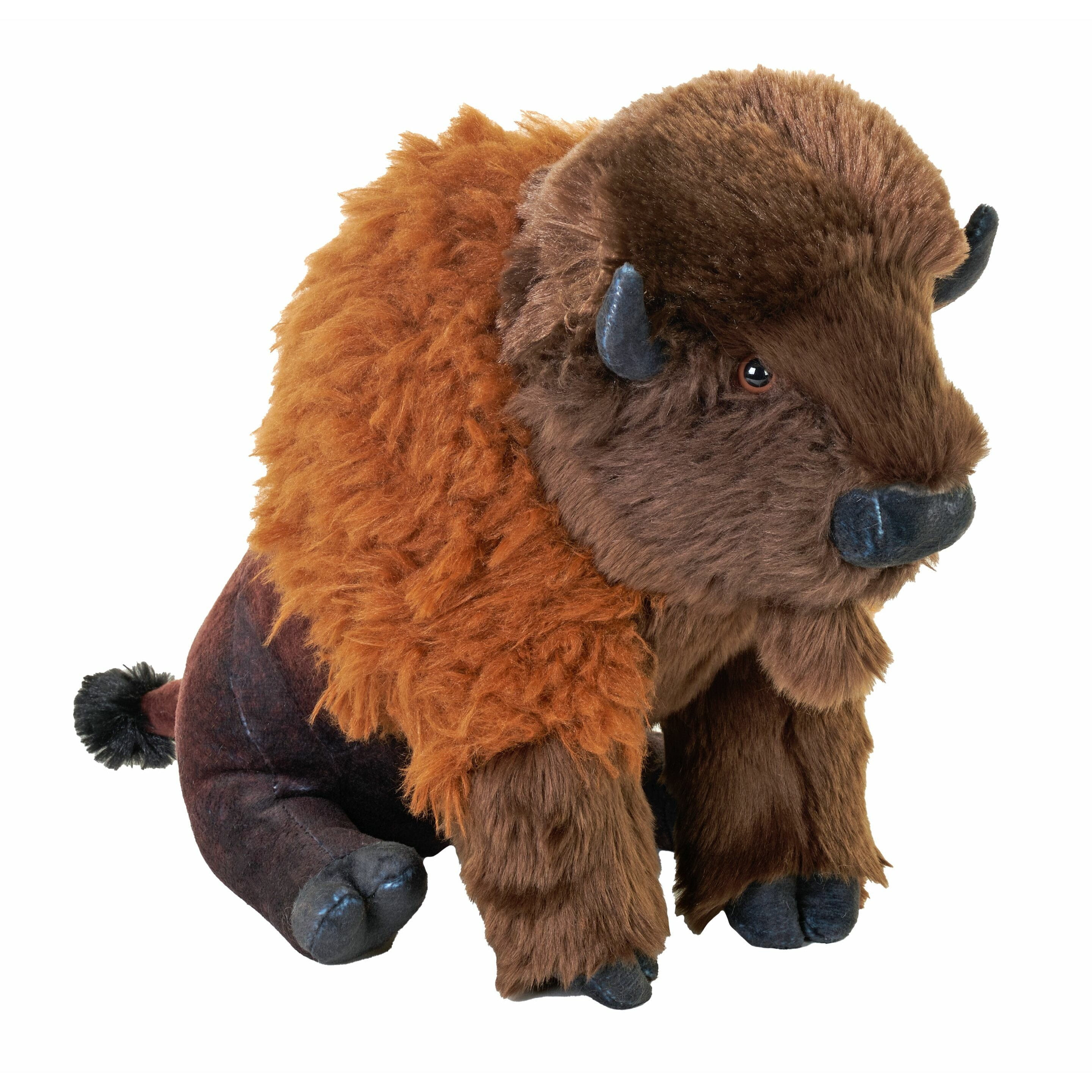 Wild Republic bizon knuffel - pluche - bruin - 33 cm