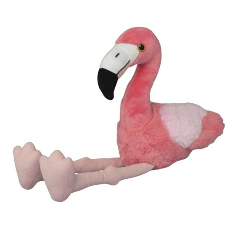 Nature Planet flamingo knuffel - pluche - roze - 27 cm