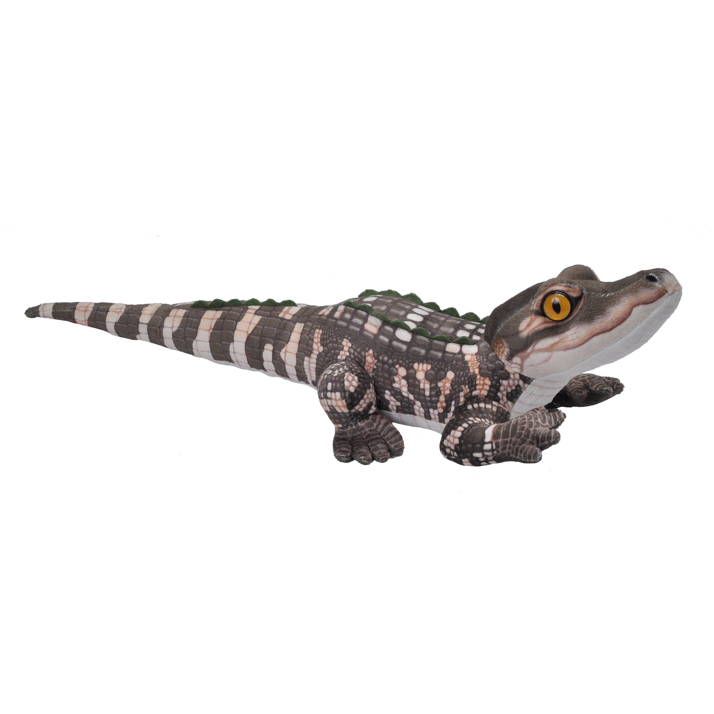 Wild Republic baby alligator knuffel - pluche - 50 cm - reptiel - dierenknuffel