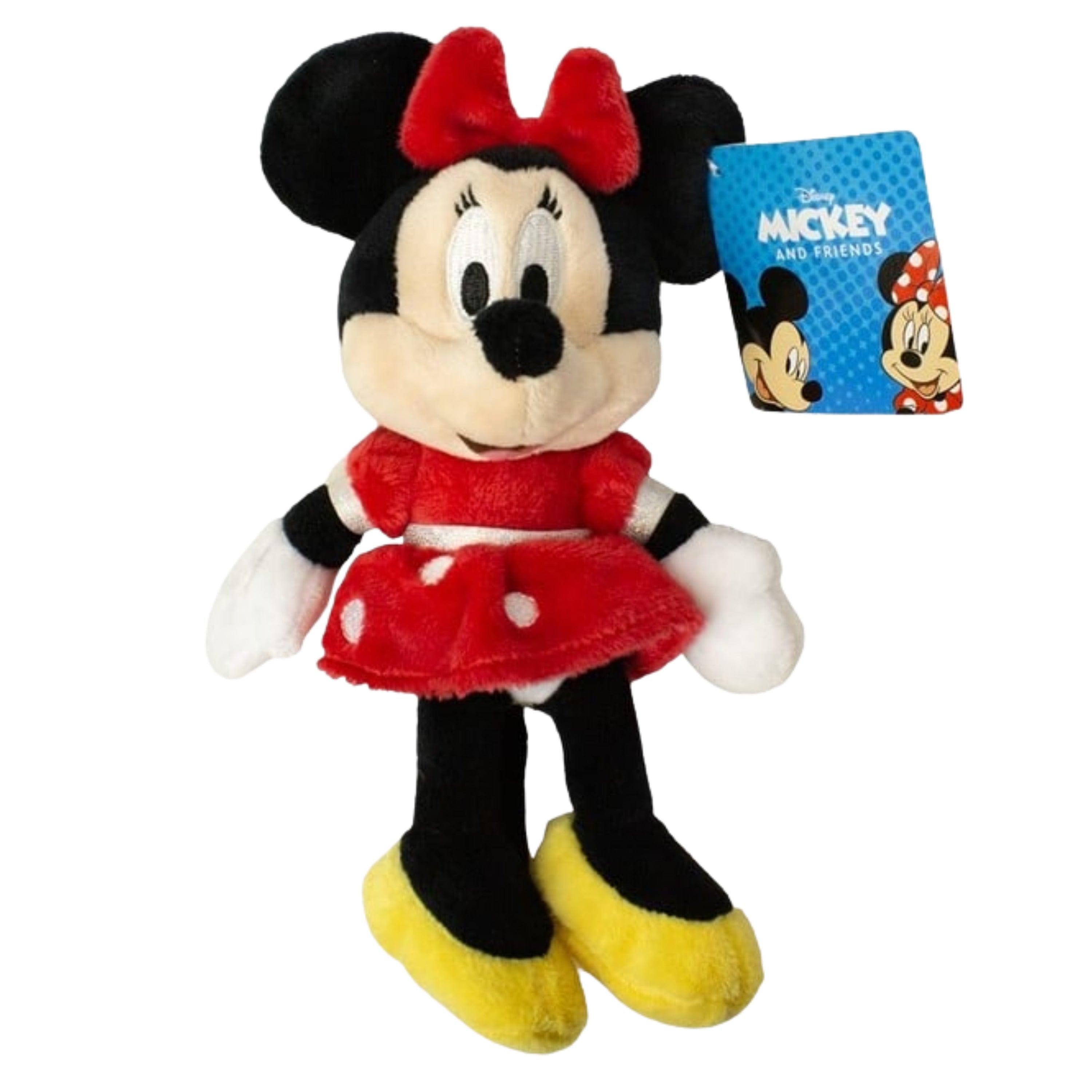 Minnie Mouse knuffel - rood - pluche - 20 cm - Disney