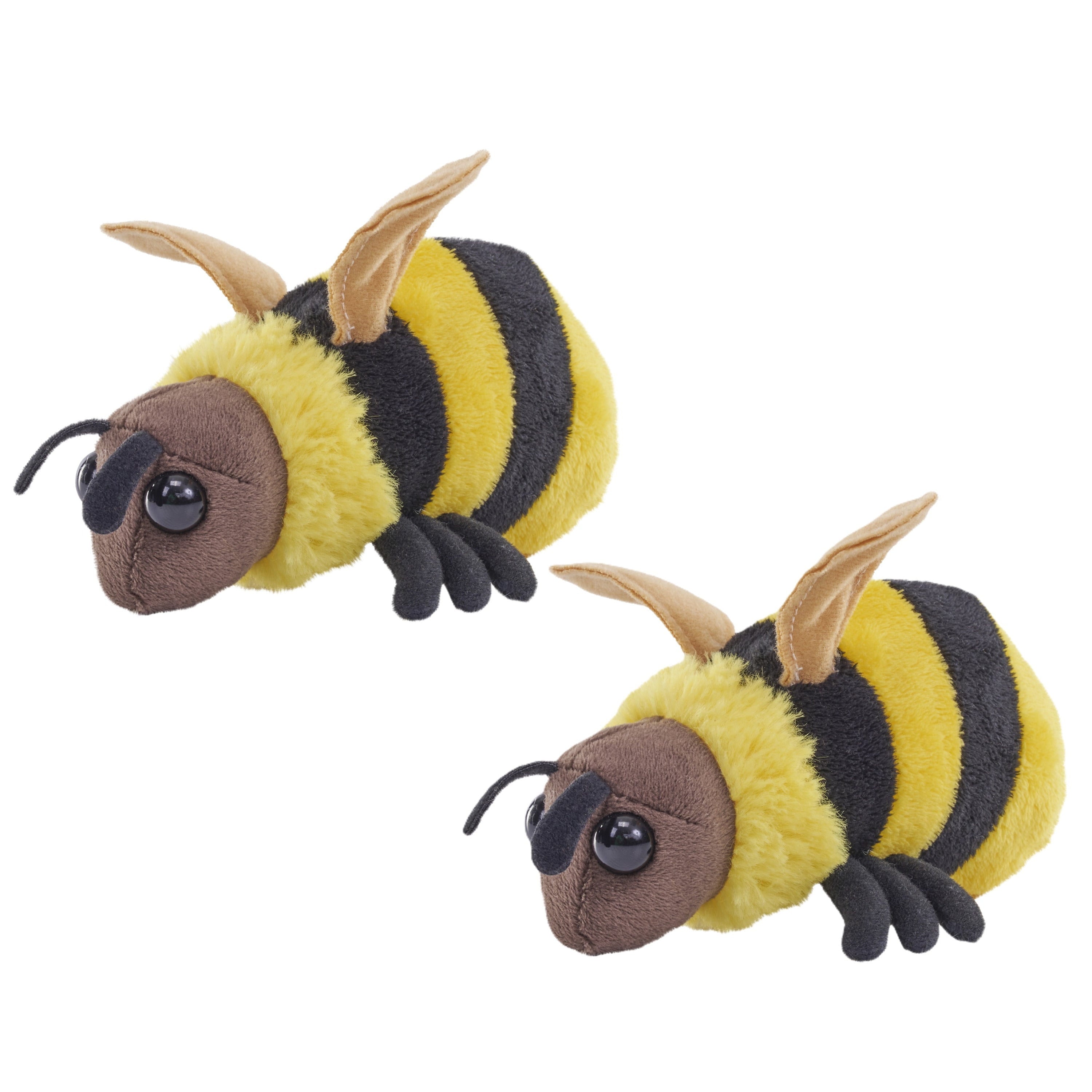 Wild Republic honingbij knuffel - pluche - 13 cm - insect - bij - knuffeldier