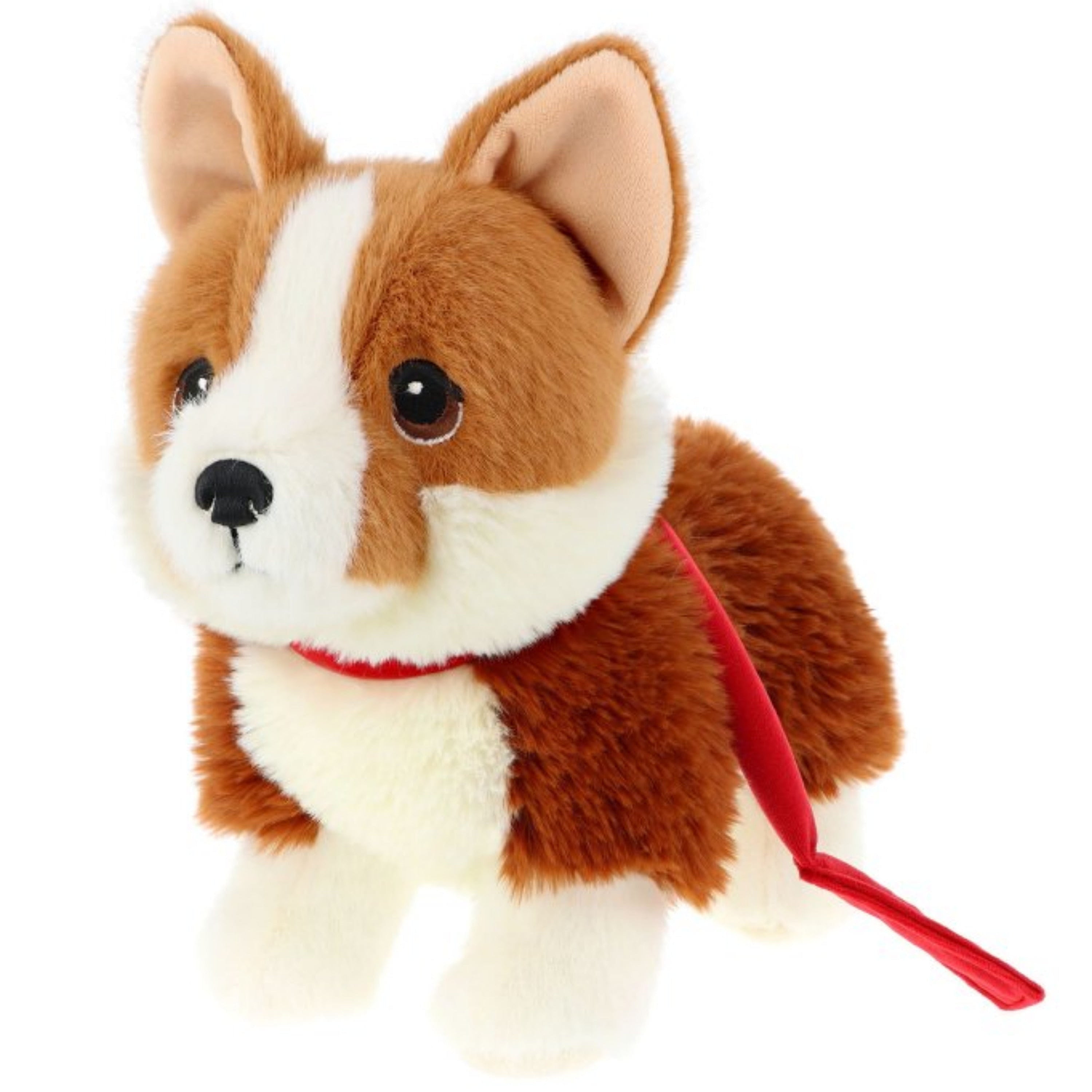 Keel Toys Corgi knuffel - pluche - bruin - staand - 23 cm