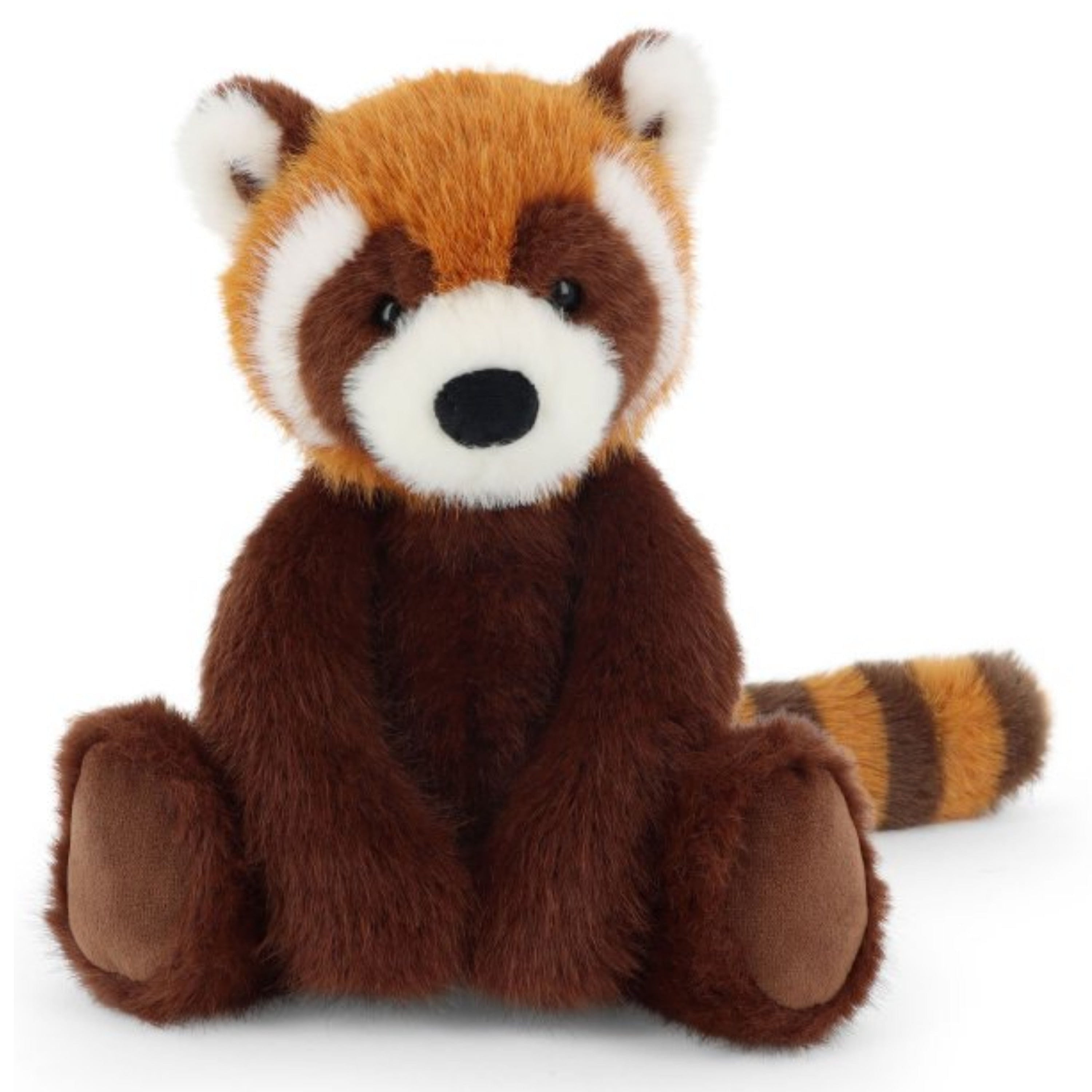 Keel Toys rode panda knuffel - pluche - zittend - 20 cm