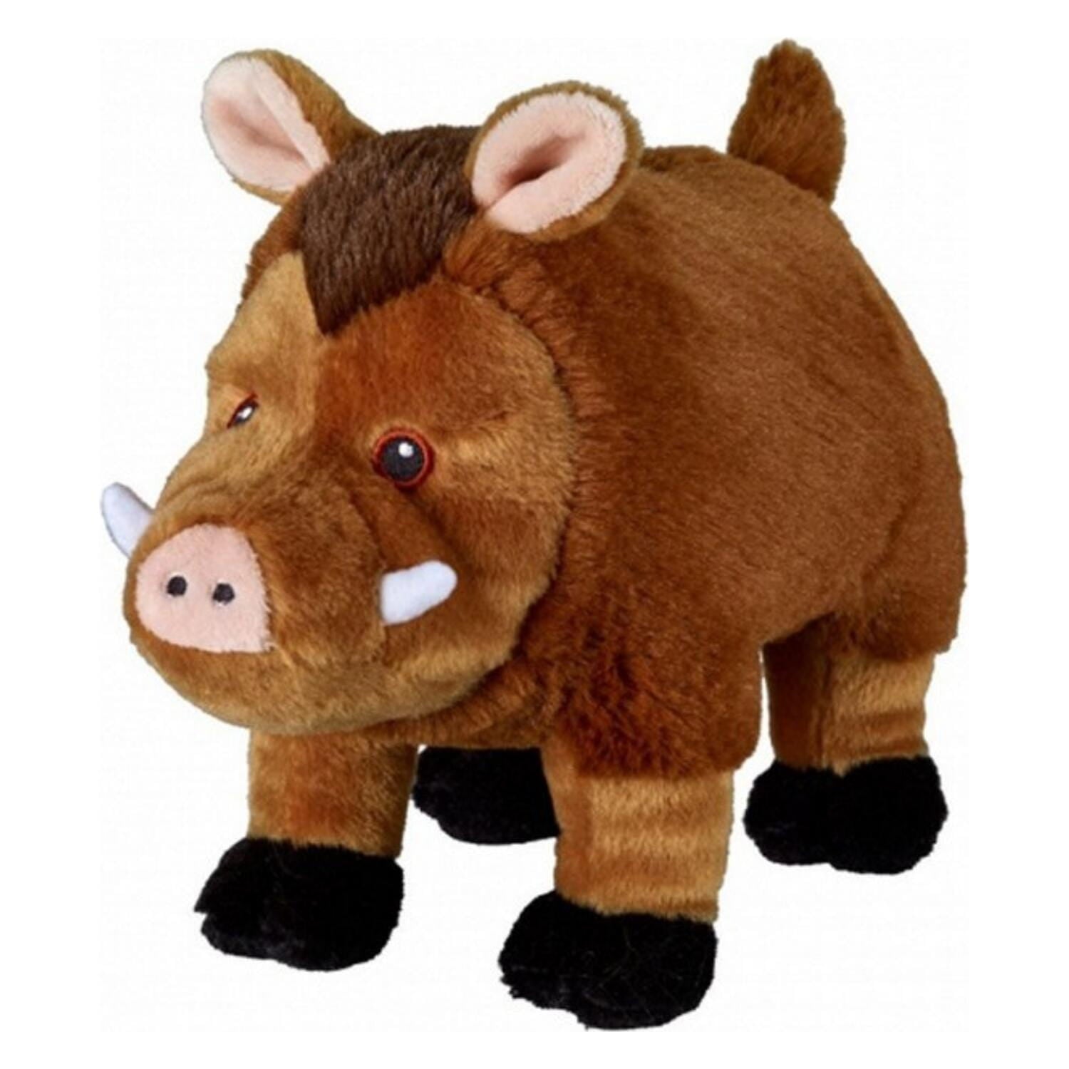 Bauer wild zwijn knuffel - pluche - Eco-line - 15 cm
