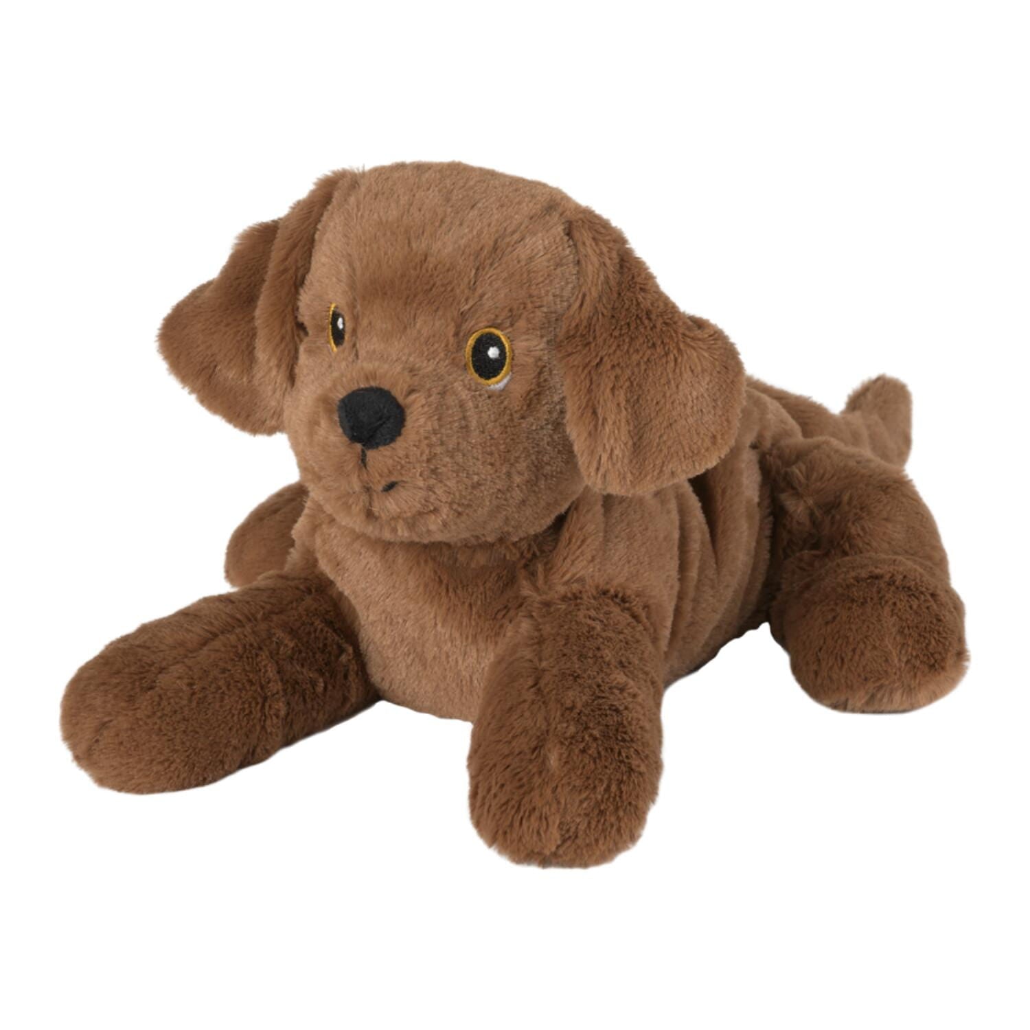 Warmies warmte/magnetron knuffel labrador - 37 cm - pittenzak - opwarm knuffel