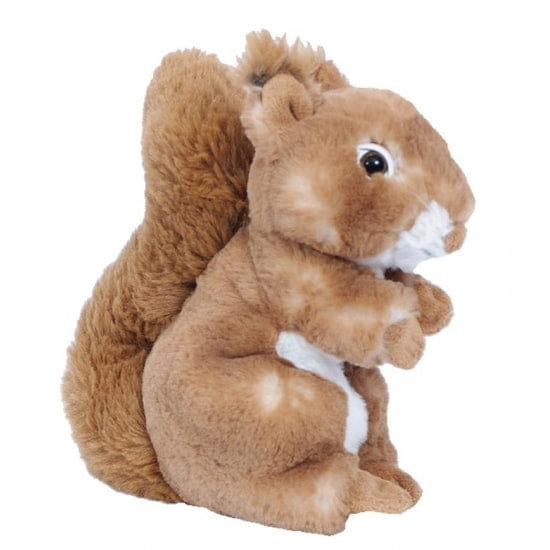 Pluche luiaard knuffel - liggend - 30 cm - zacht cadeau