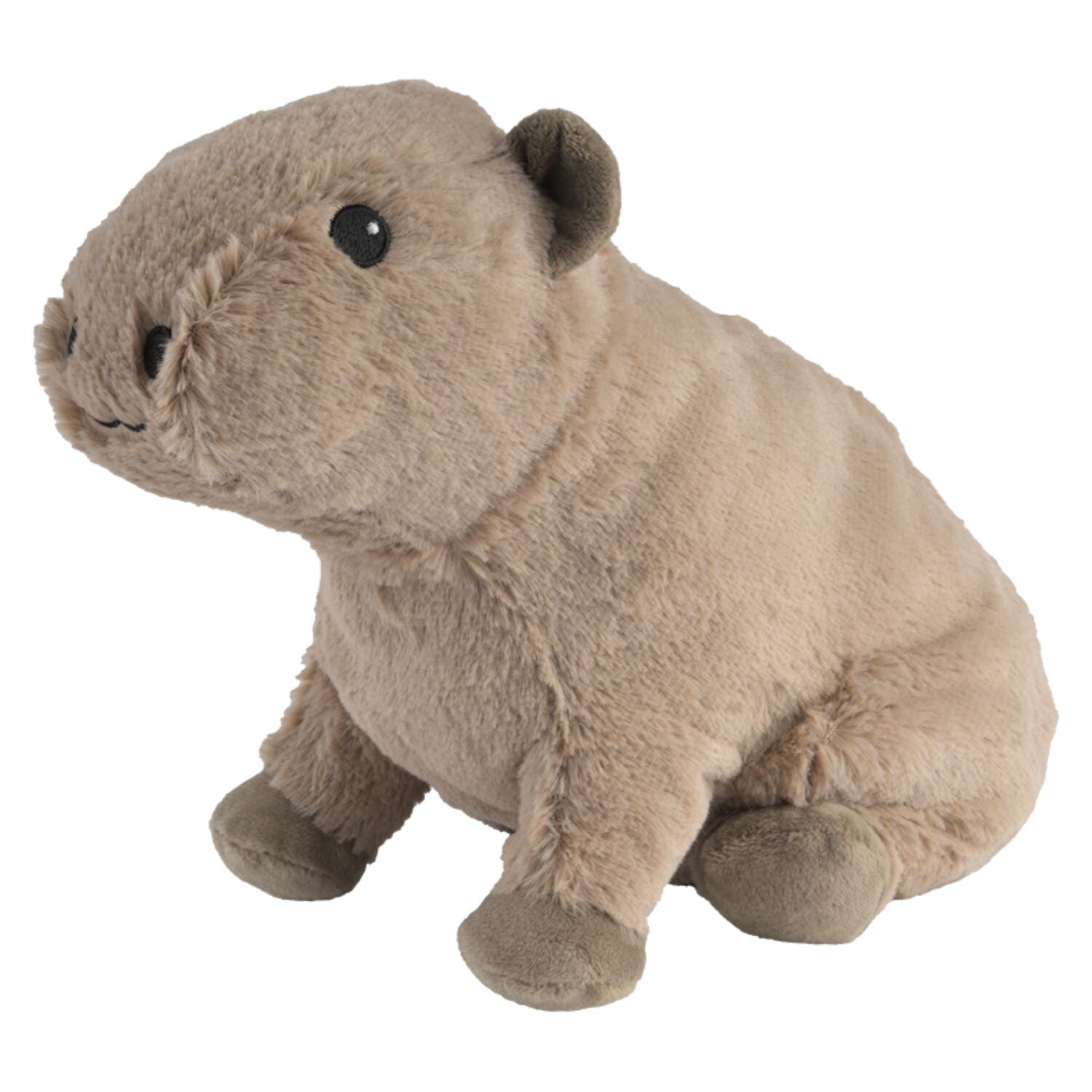 Warmies warmte/magnetron knuffel capibara - 24 cm - pittenzak - opwarm knuffel