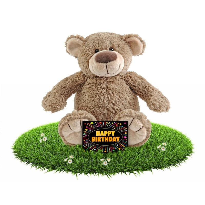 Pluche oranje rog knuffel - 55 cm - kraalogen - knuffel