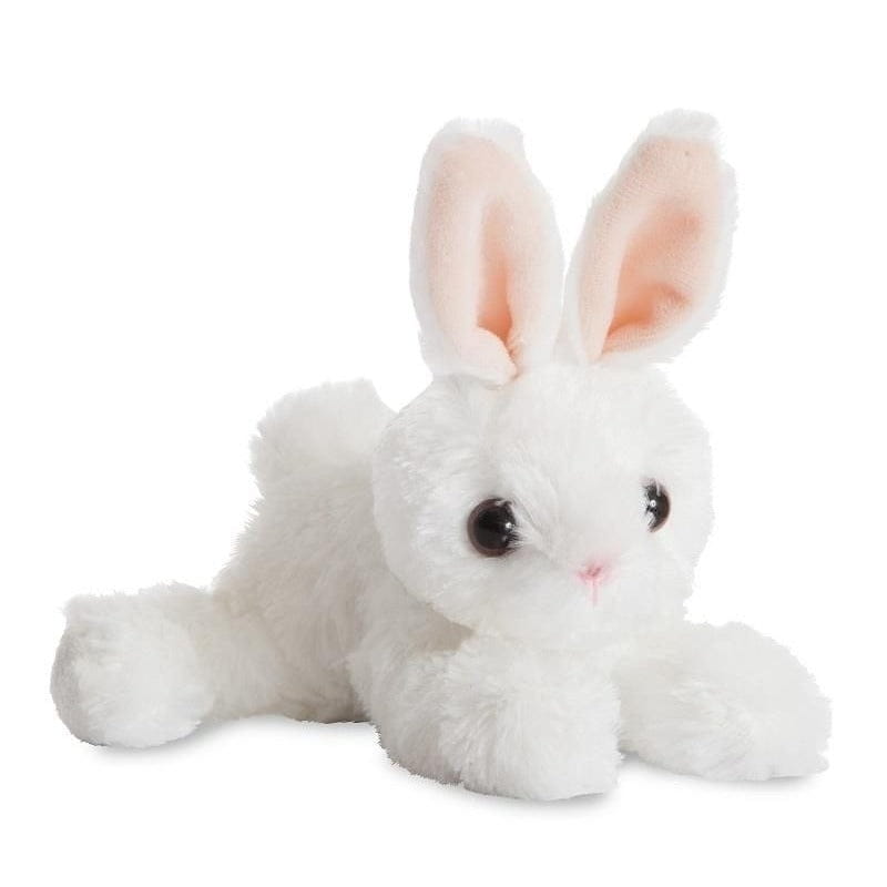 Aurora pluche konijn - wit - 20 cm - knuffel