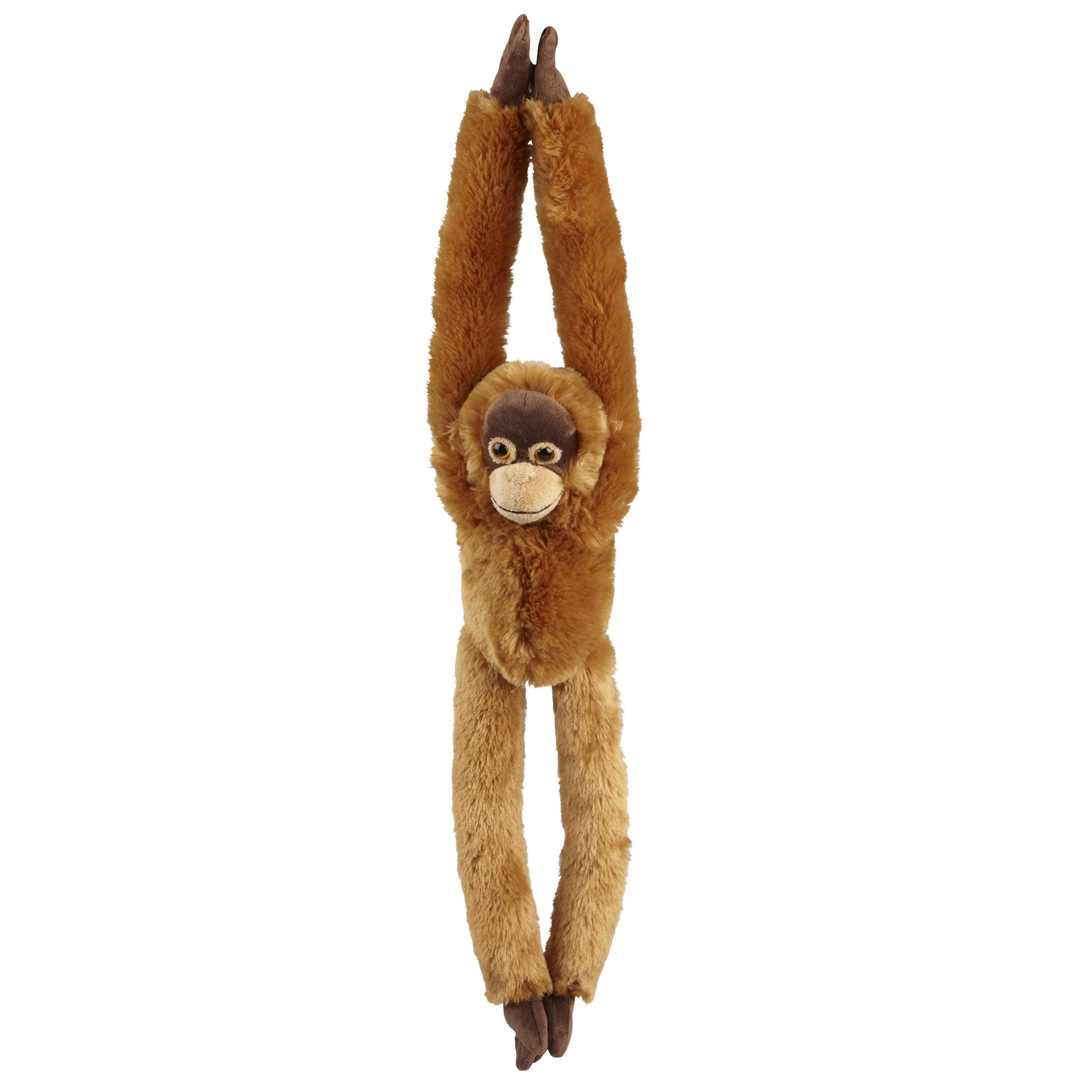Hangende Orang-Oetan knuffel - pluche - 65 cm - met klittenband