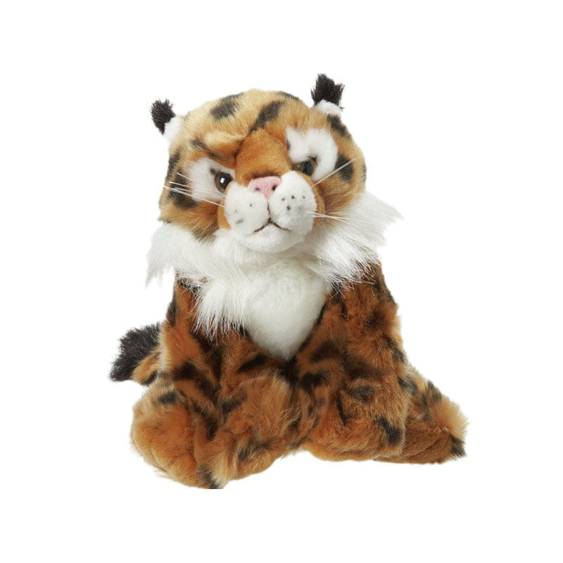 Pluche Europese lynx knuffel - pluche - 18 cm - dierenknuffel
