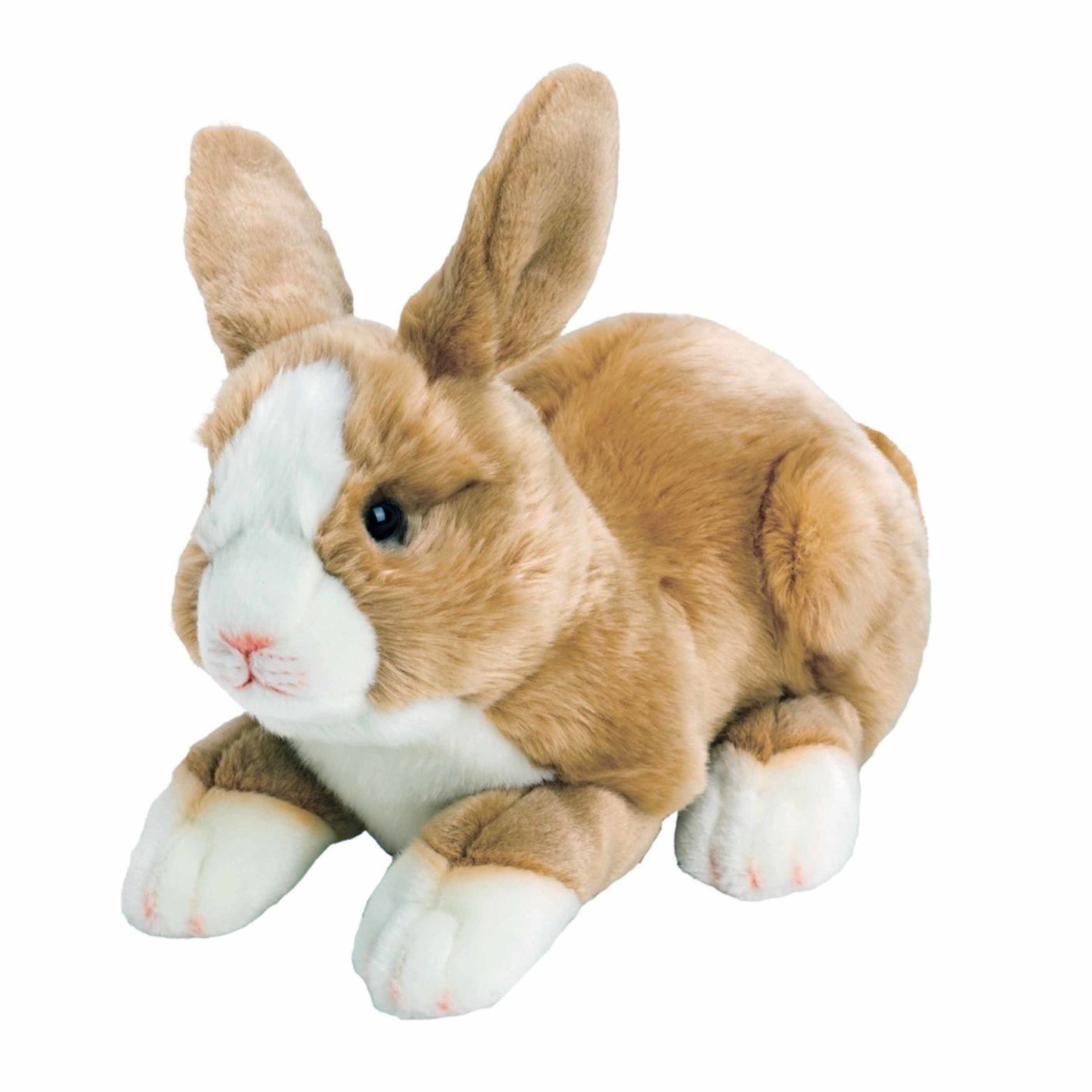 Suki Gifts konijn knuffel - lichtbruin - pluche - 35 cm