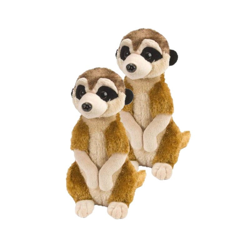 2x stokstaartje knuffel - pluche - 30 cm