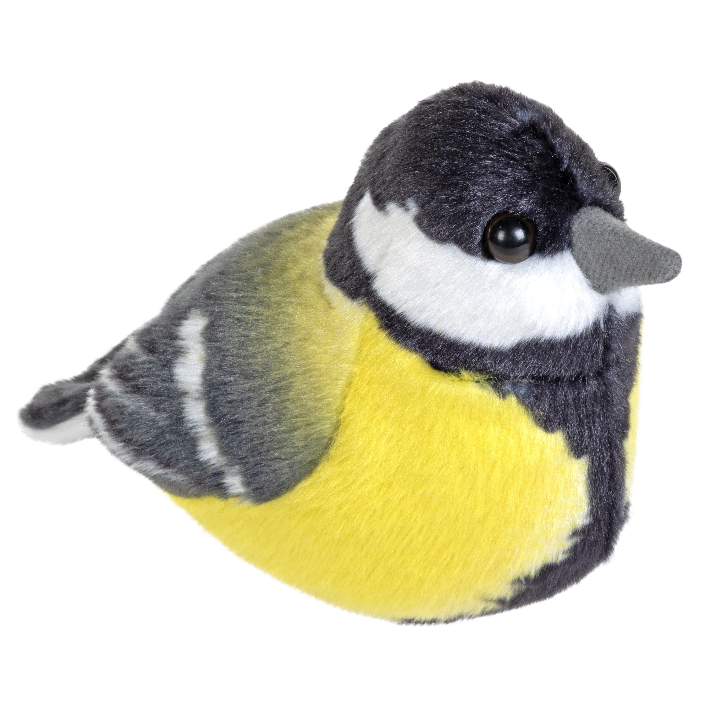 Wild Republic koolmees knuffel - pluche - 14 cm - met geluid