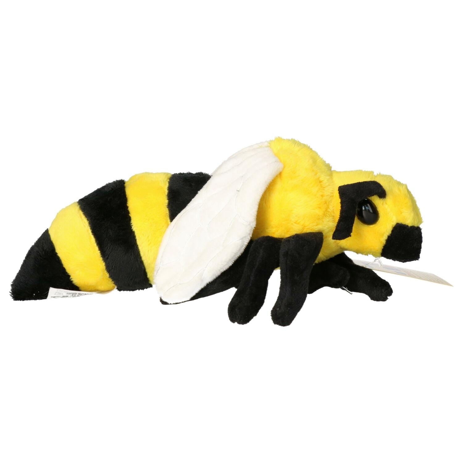 Pluche wesp knuffel - 20 cm - insecten knuffel