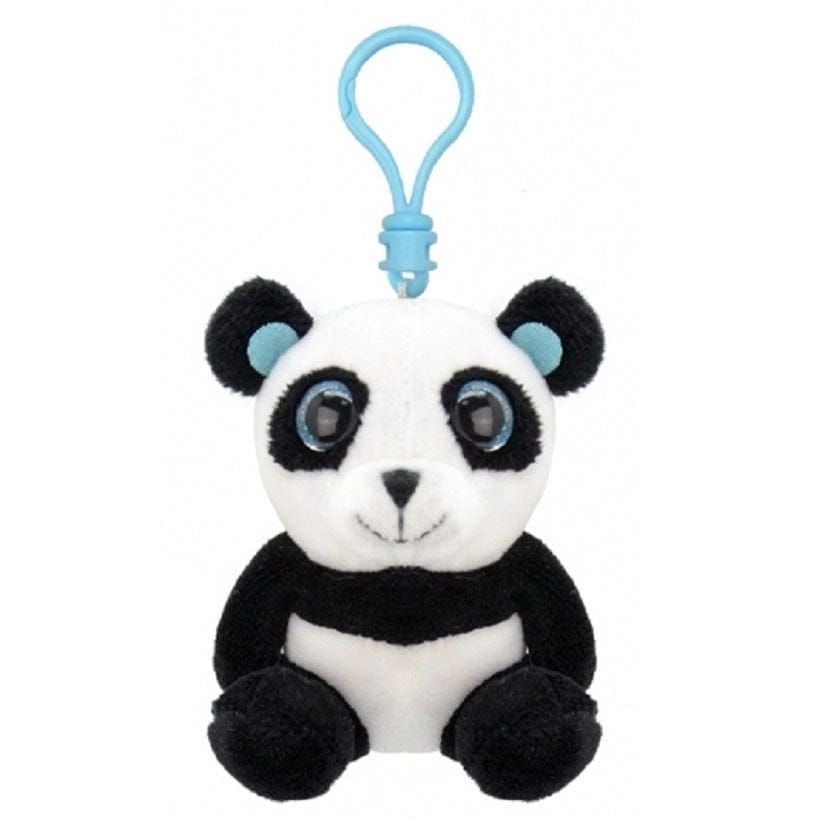 Wild Republic panda sleutelhanger - pluche - 9 cm - knuffel