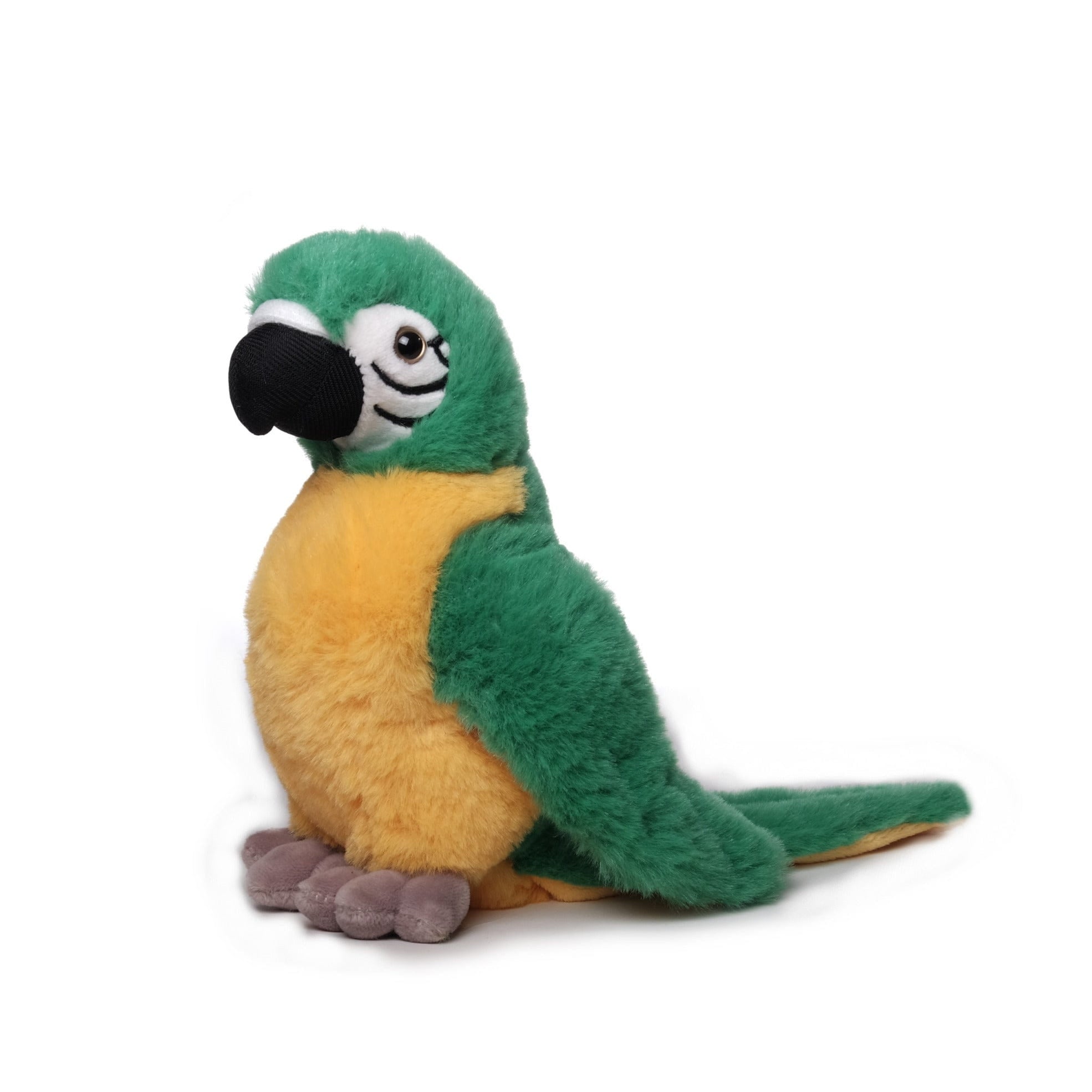 Pluche stinkdier sleutelhanger - zwart/wit - 9 cm