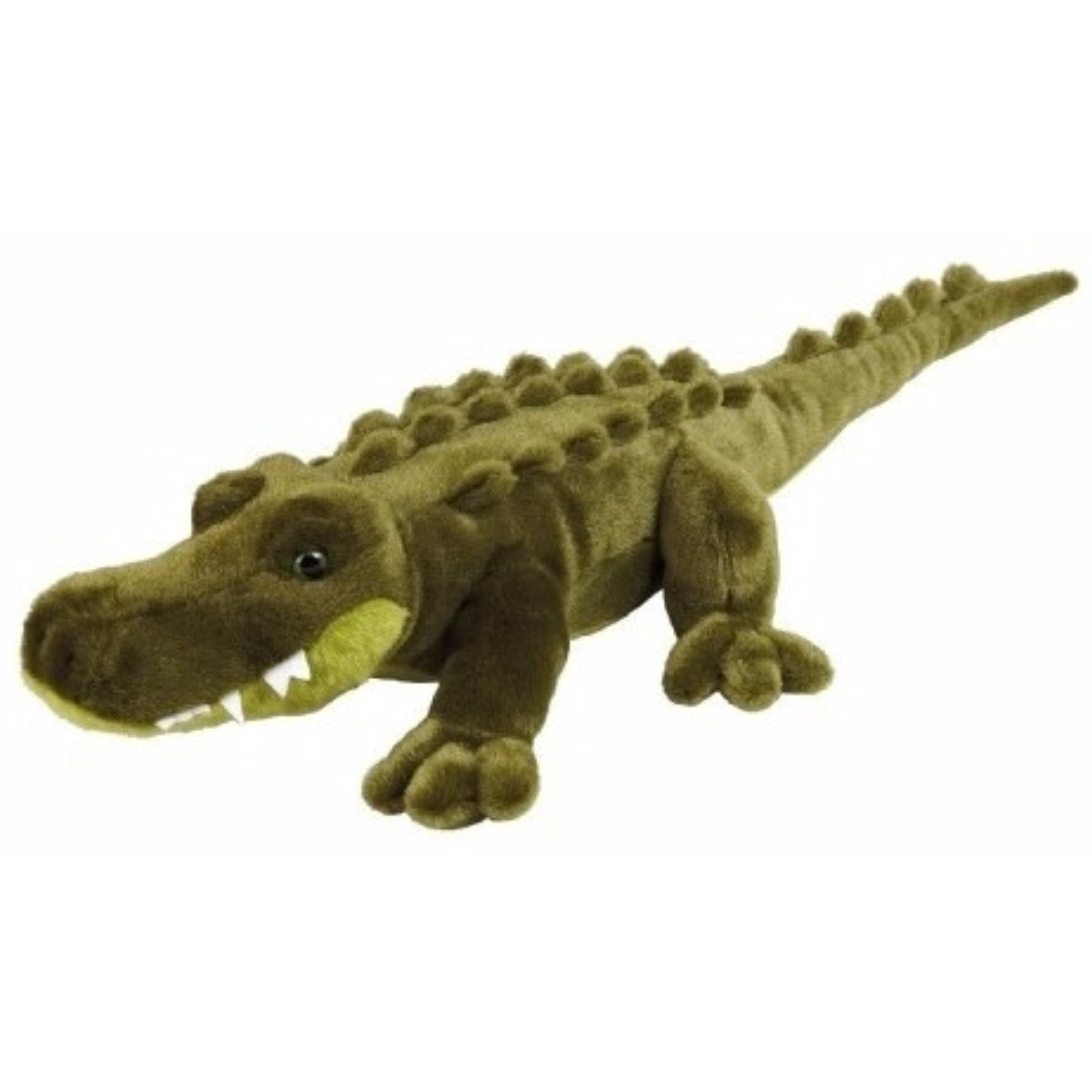 Ravensden krokodil knuffel - pluche - liggend - 60 cm - wilde dieren