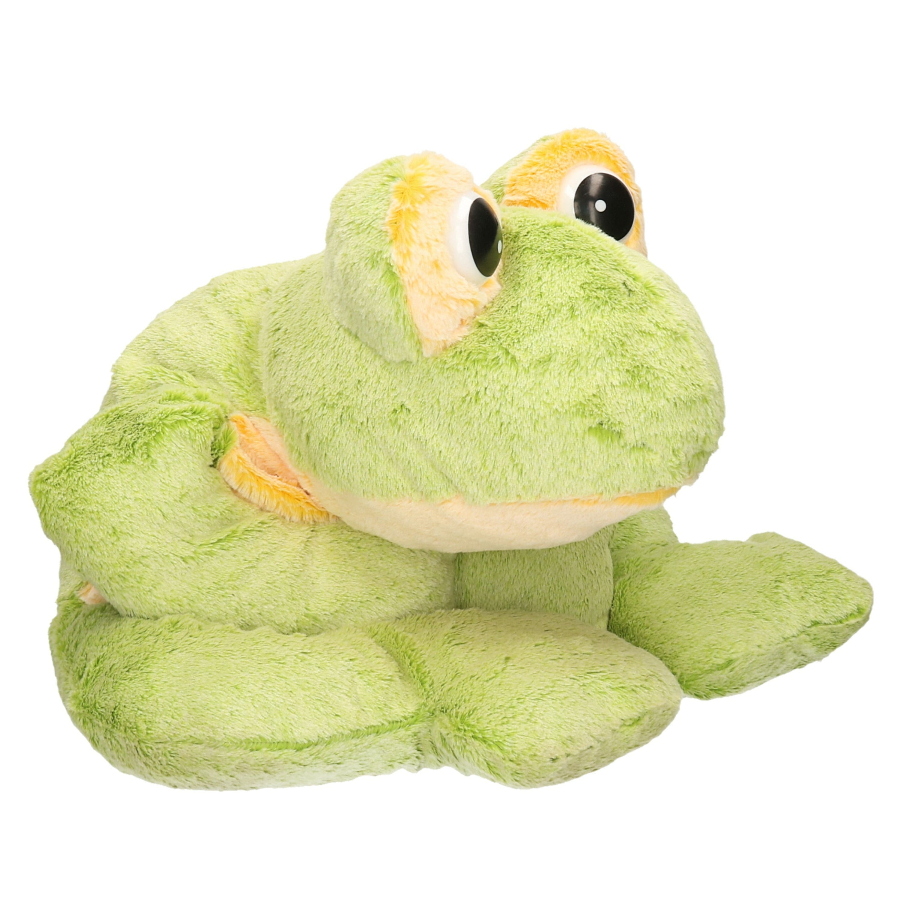 Appelgroene pluche kikker knuffel - 97 cm - dieren