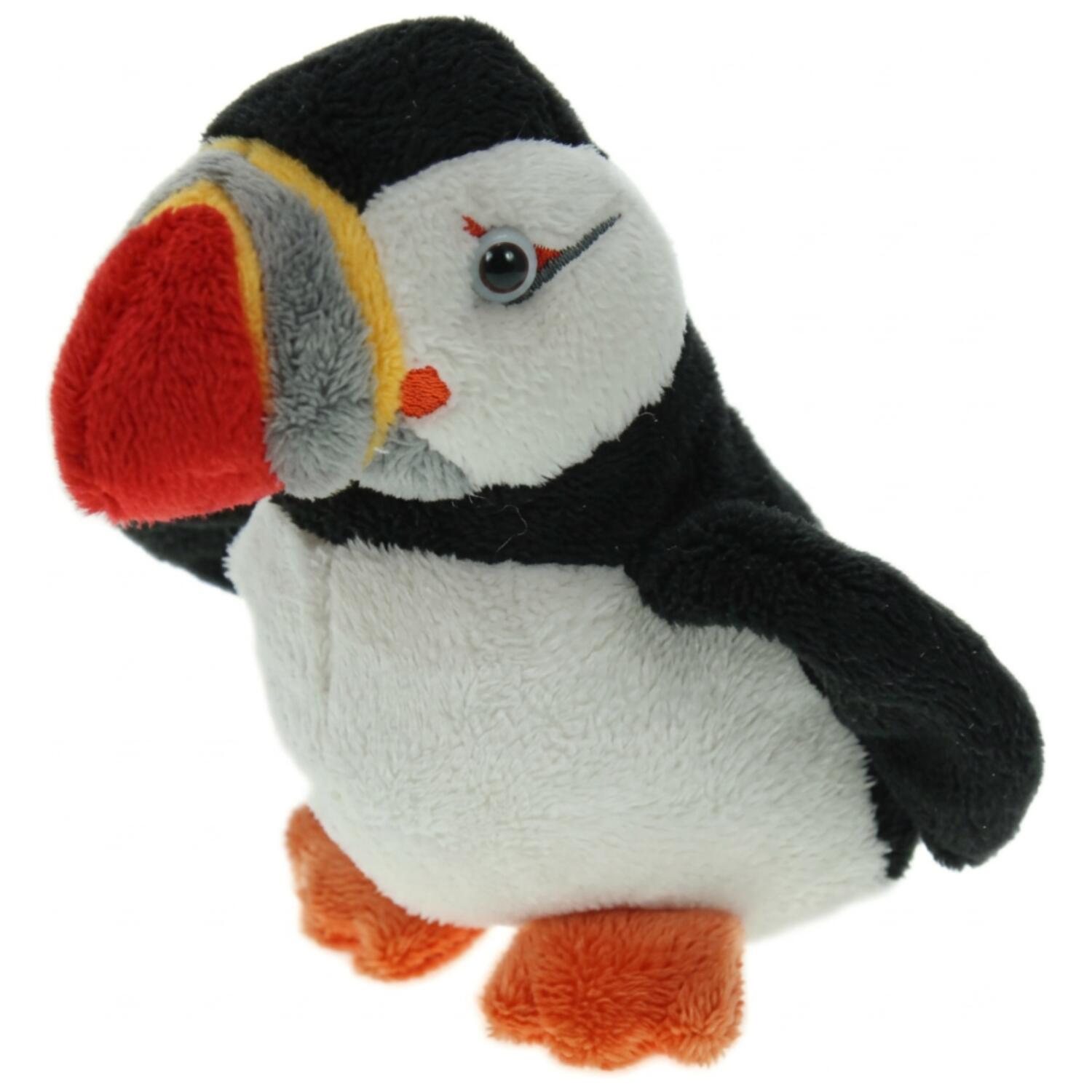 Papegaaiduiker knuffel - pluche - 15 cm - zeevogel