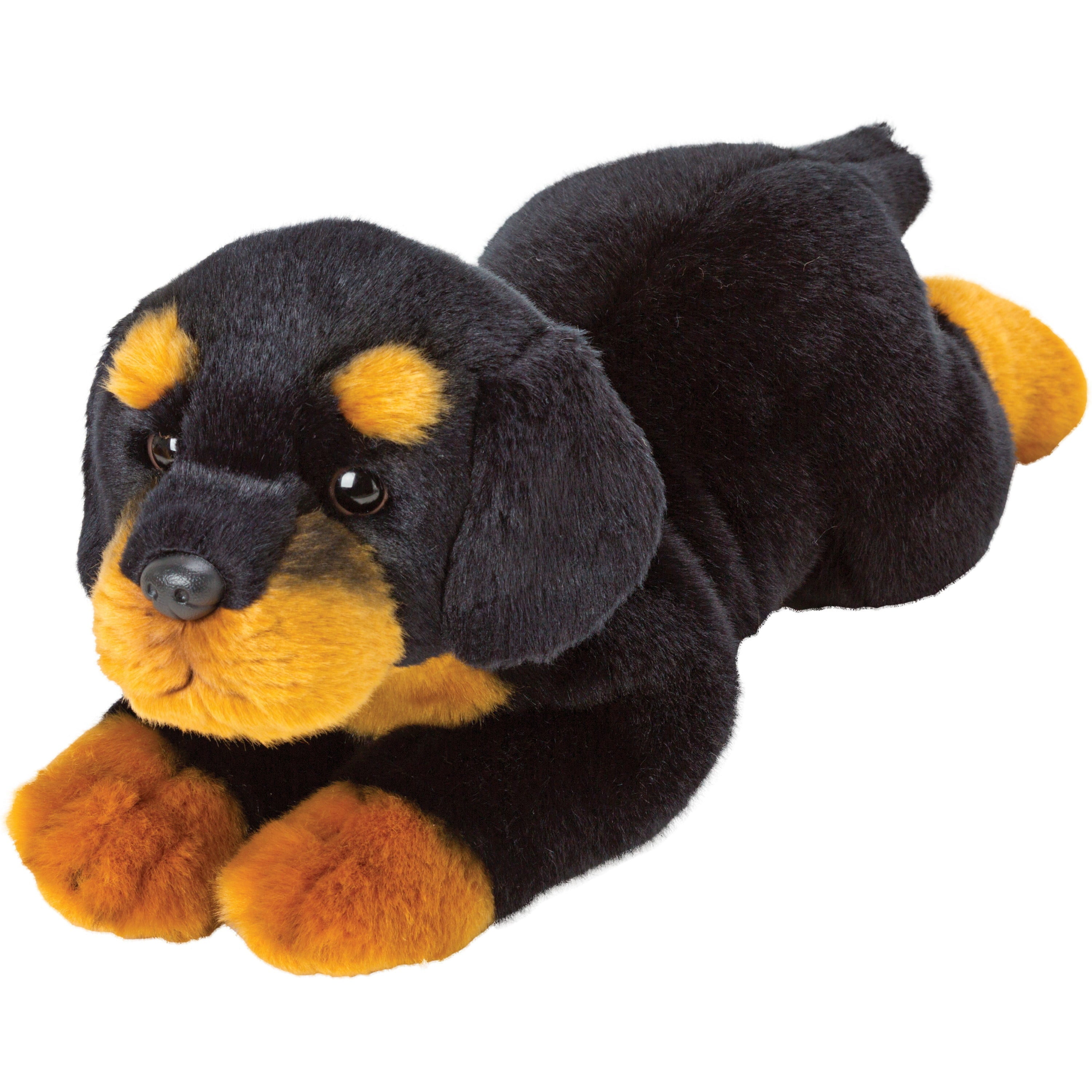 Heunec beer knuffel - pluche - lichtbruin - liggend - 120 cm