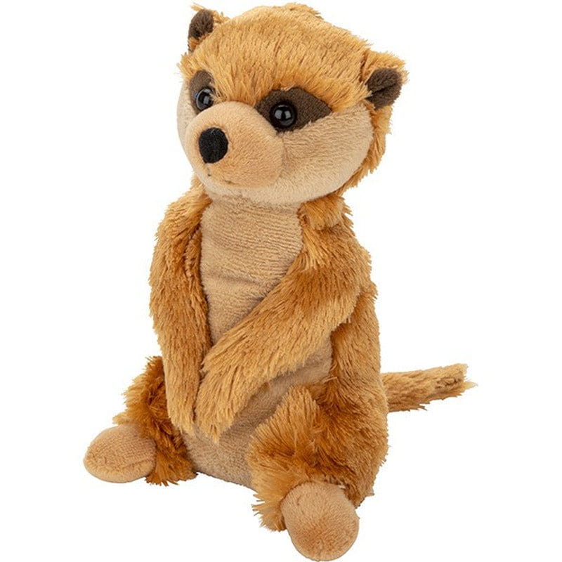 Stokstaartje knuffel - pluche - 17 cm - dierenknuffel
