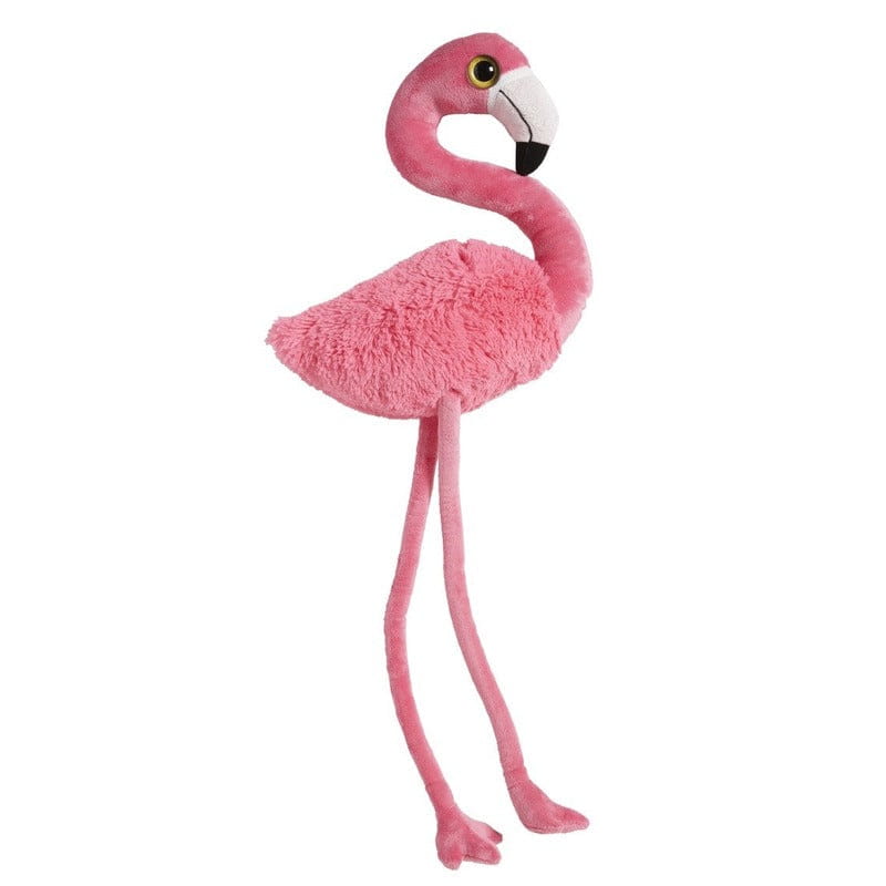 Nature Planet flamingo knuffel - pluche - roze - 100 cm - vogel