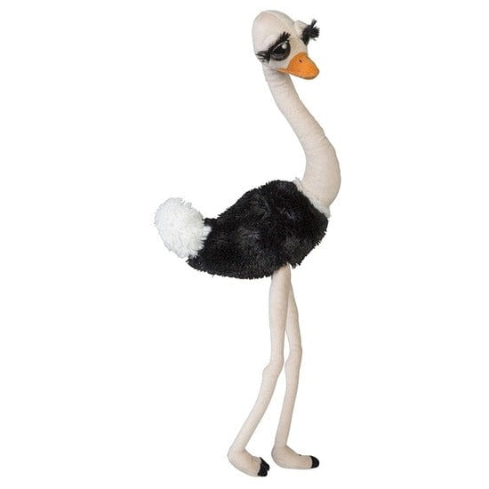 Nature Planet struisvogel knuffel - pluche - 65 cm - vogels