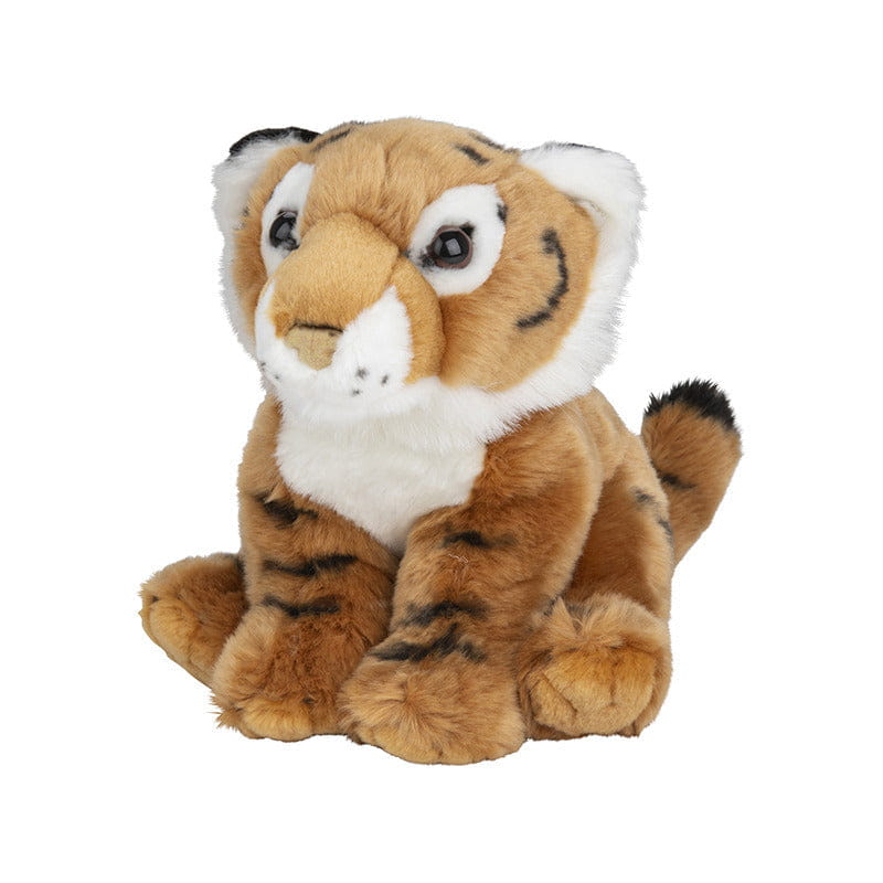 MBW pluche zebra - zacht polyester - 19 cm - wasbaar